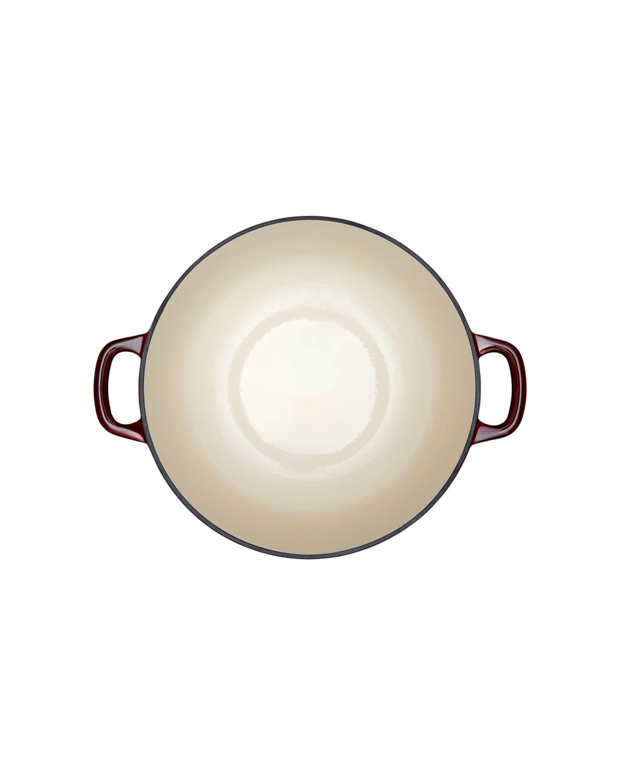 3 Maxwell & Williams Cookware Cast Iron Round Casserole 28cm 6.2l Oven Safe
 - Burgundy, 3 of 4