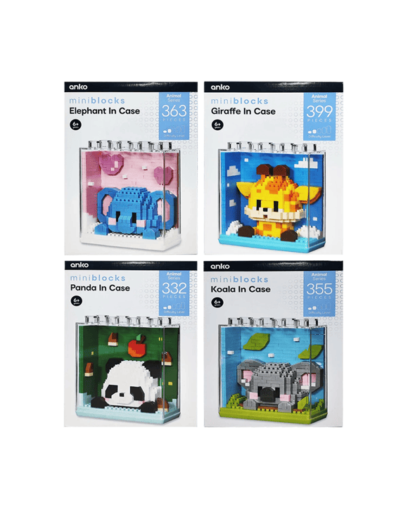Mini Blocks Animal Series Set - Assorted