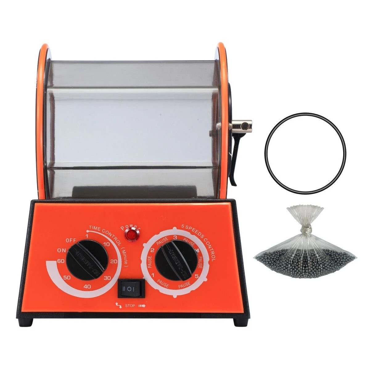 3 AUSWAY Rotary Tumbler Jewelry Gemstone Surface Polisher Machine Finisher 3kg, 3 of 3