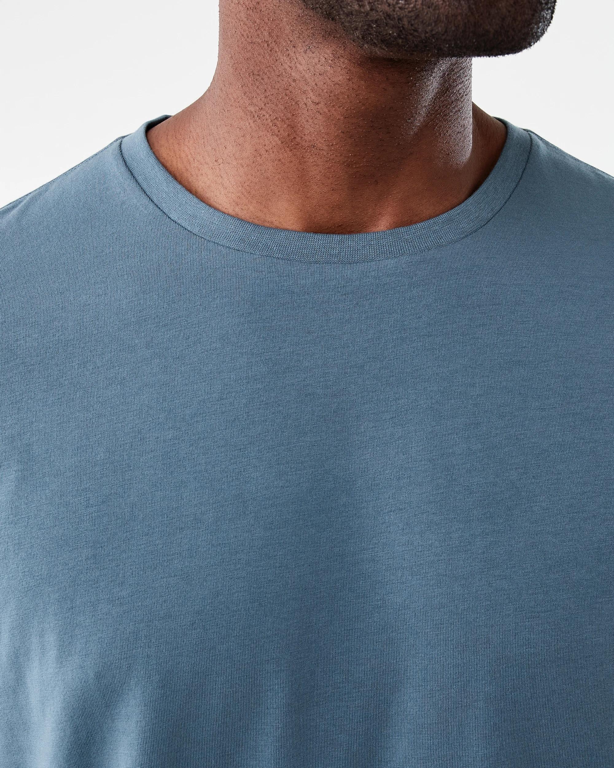 5 Cotton Elastane Sleep Top Chinablue, 5 of 6