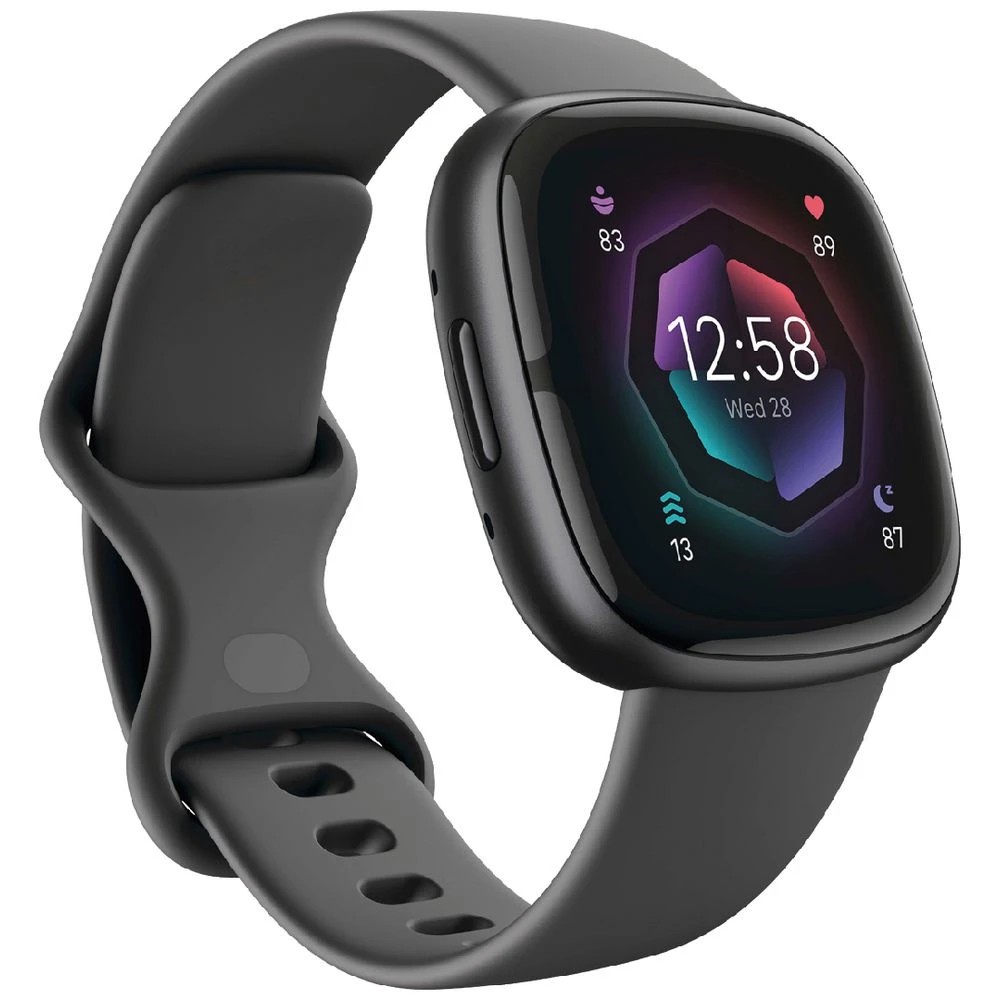 1 Fitbit Sense 2 Smart Watch Black, 1 of 5