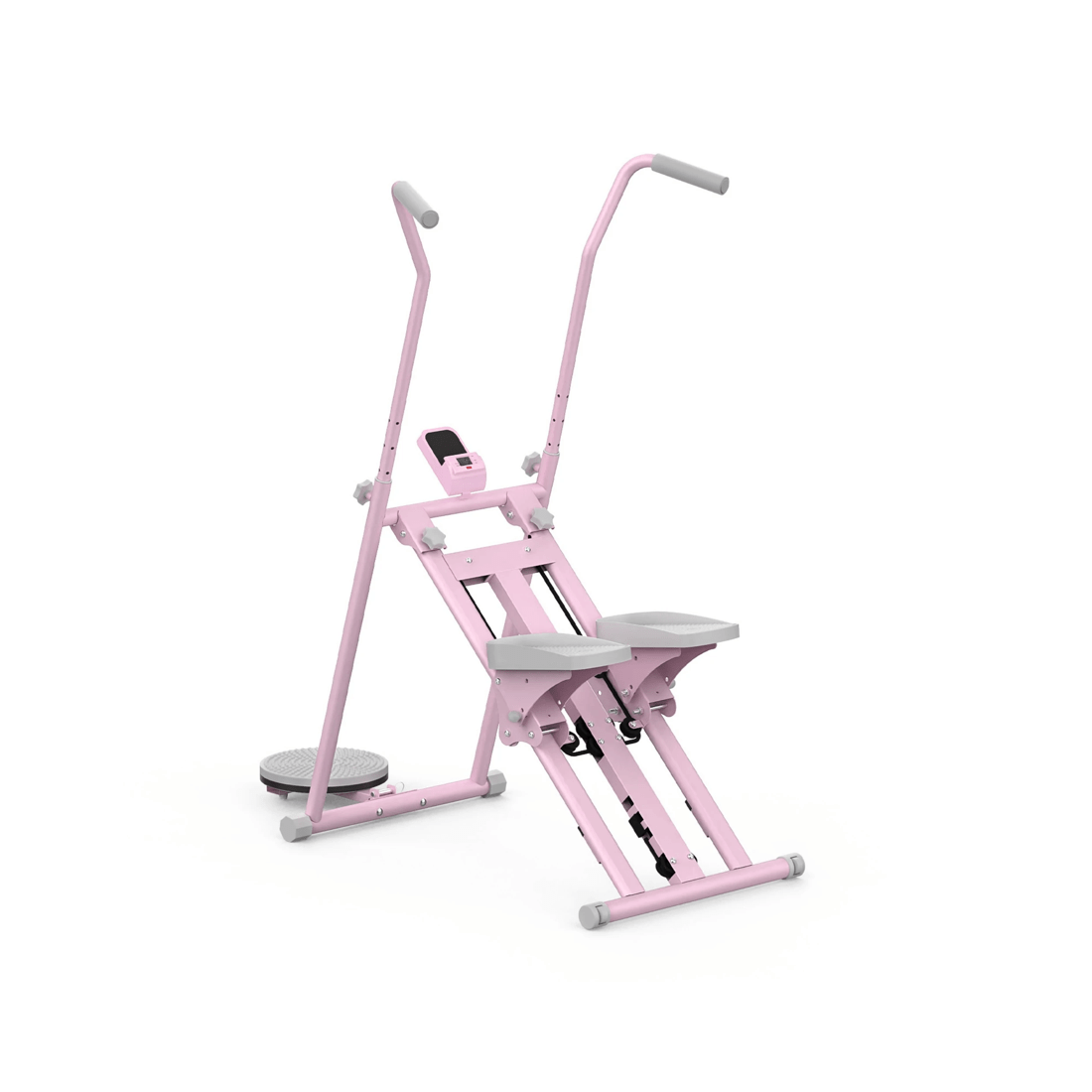 2 Advwin Vertical Climber Exercise Machine Adjustable Stair Stepper Pink&Purple, 2 of 6