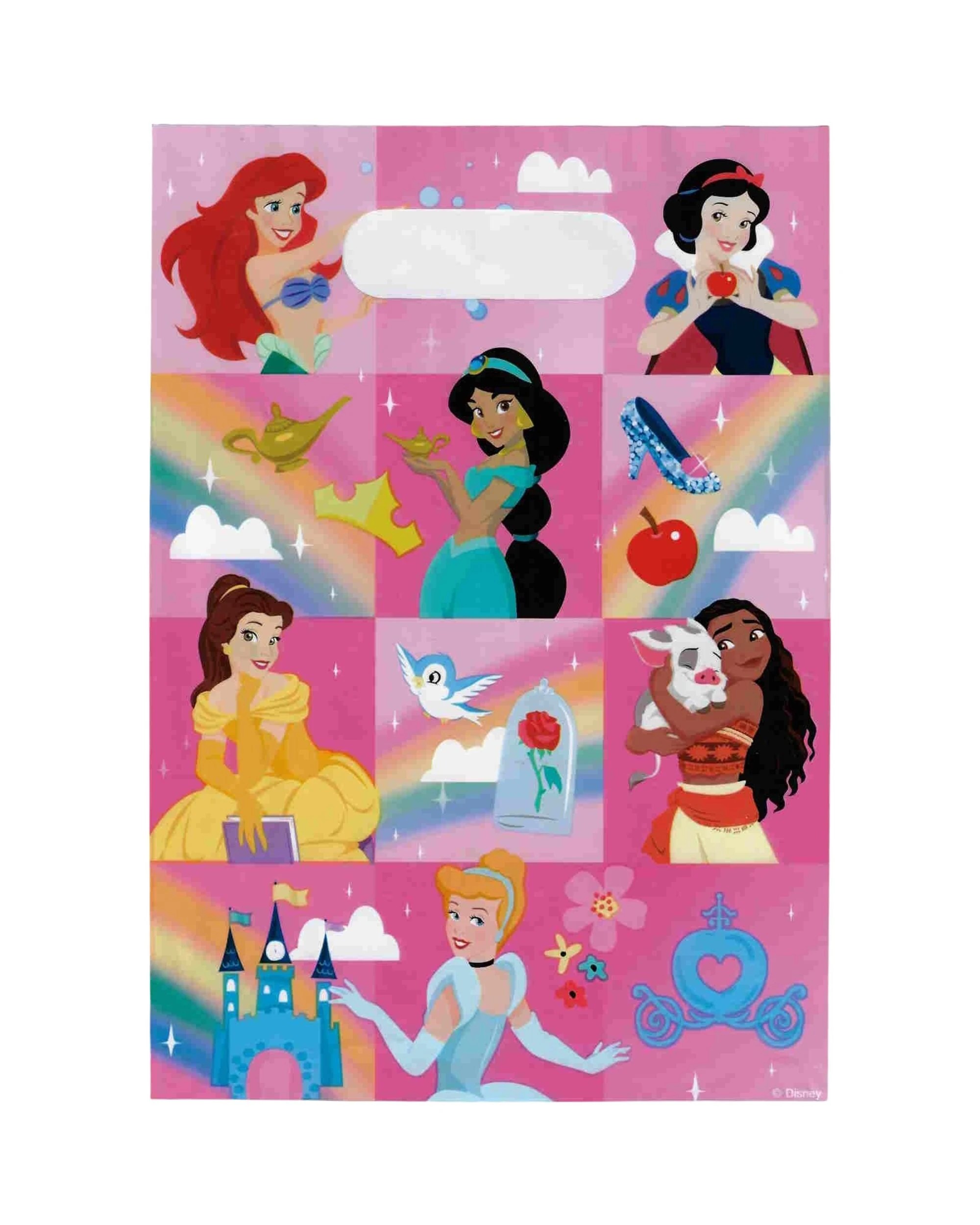 1 Design Group Disney Princess Character Lolly/Treat Bags Pack of 8 - Multi, 1 of 3