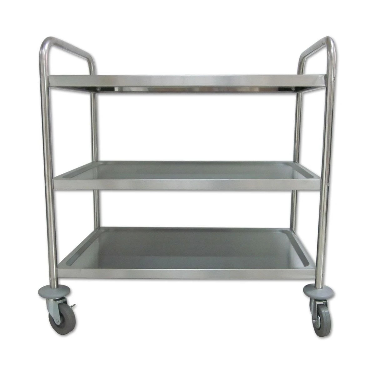 6 Ausway Kitchen Cart Dishes Trolley Storage Shelf with Wheels - Silver, 6 of 8