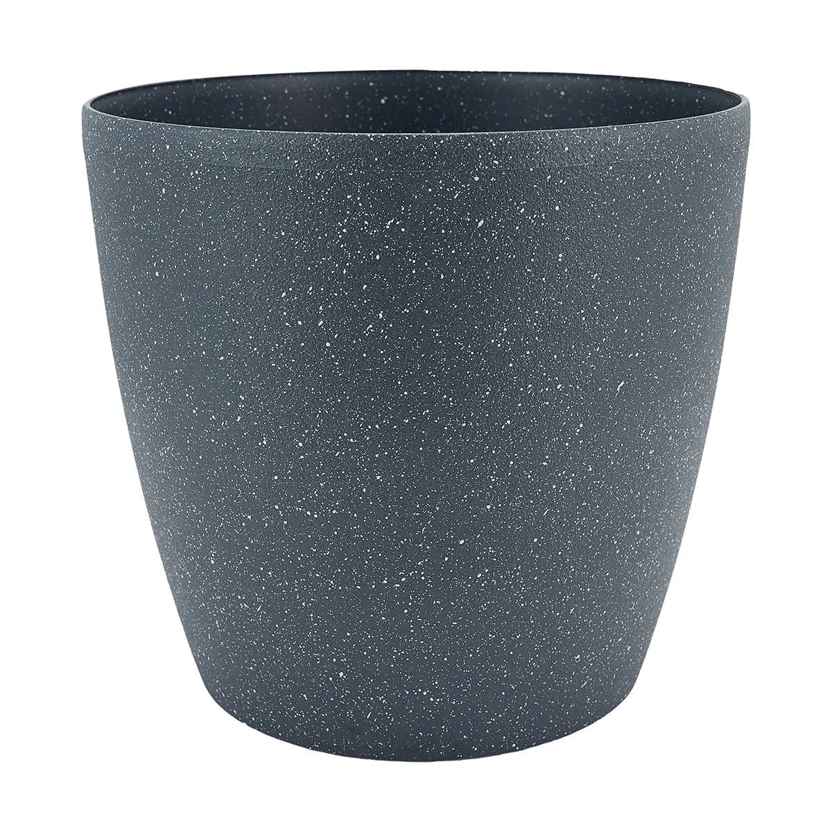 1 28cm Textured Pot - Grey, 1 of 5