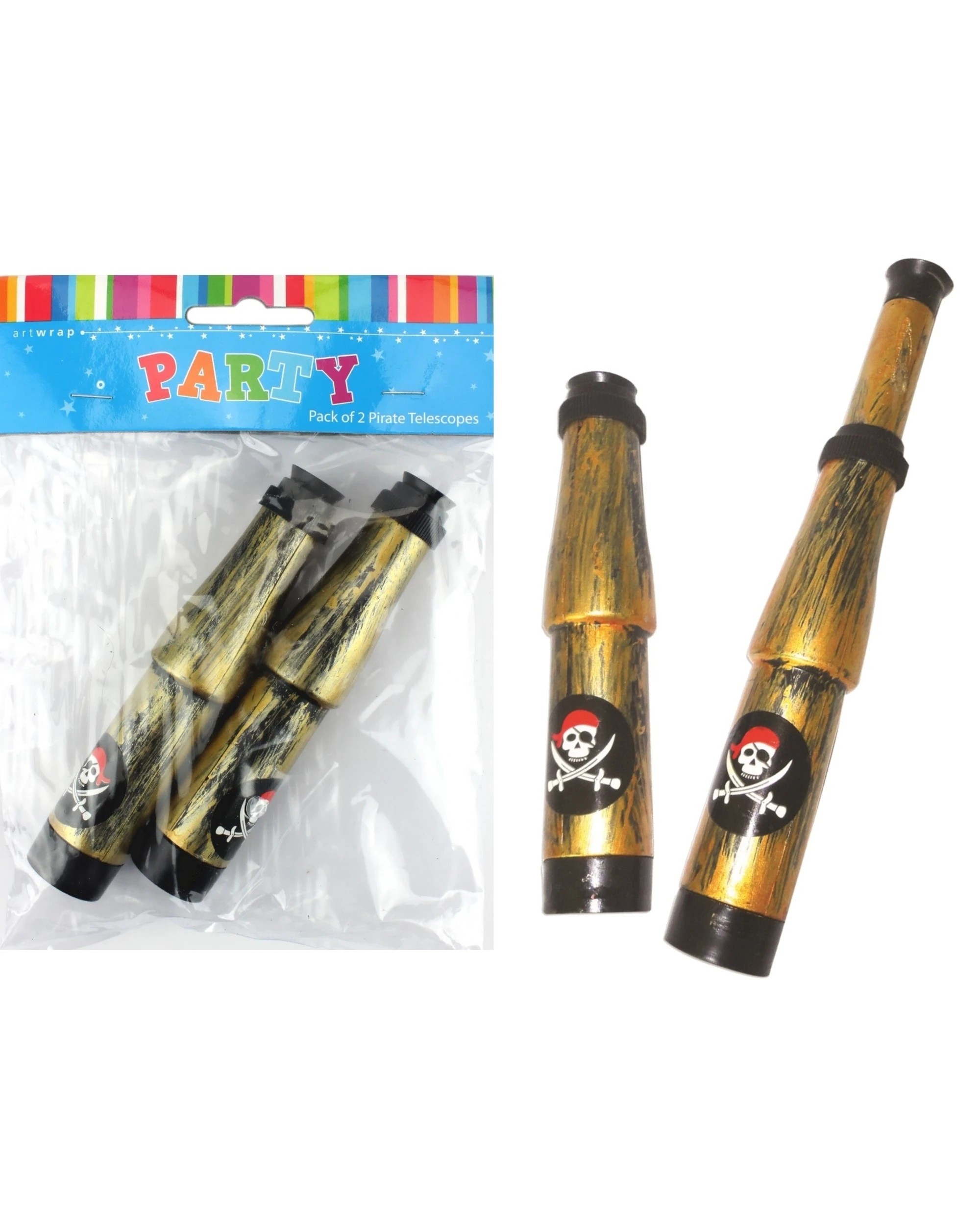 1 Artwrap Pirate Telescopes Pack of 2, 1 of 1