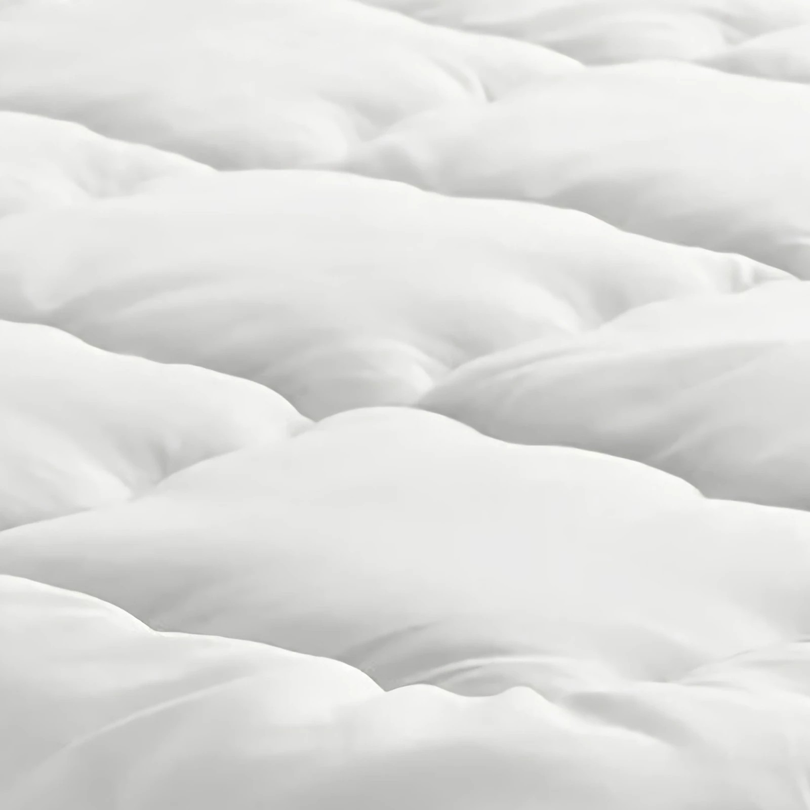 4 Starry Eucalypt Mattress Topper Bamboo Pillowtop Protector Pad 7cm - Single Bed - White, 4 of 5