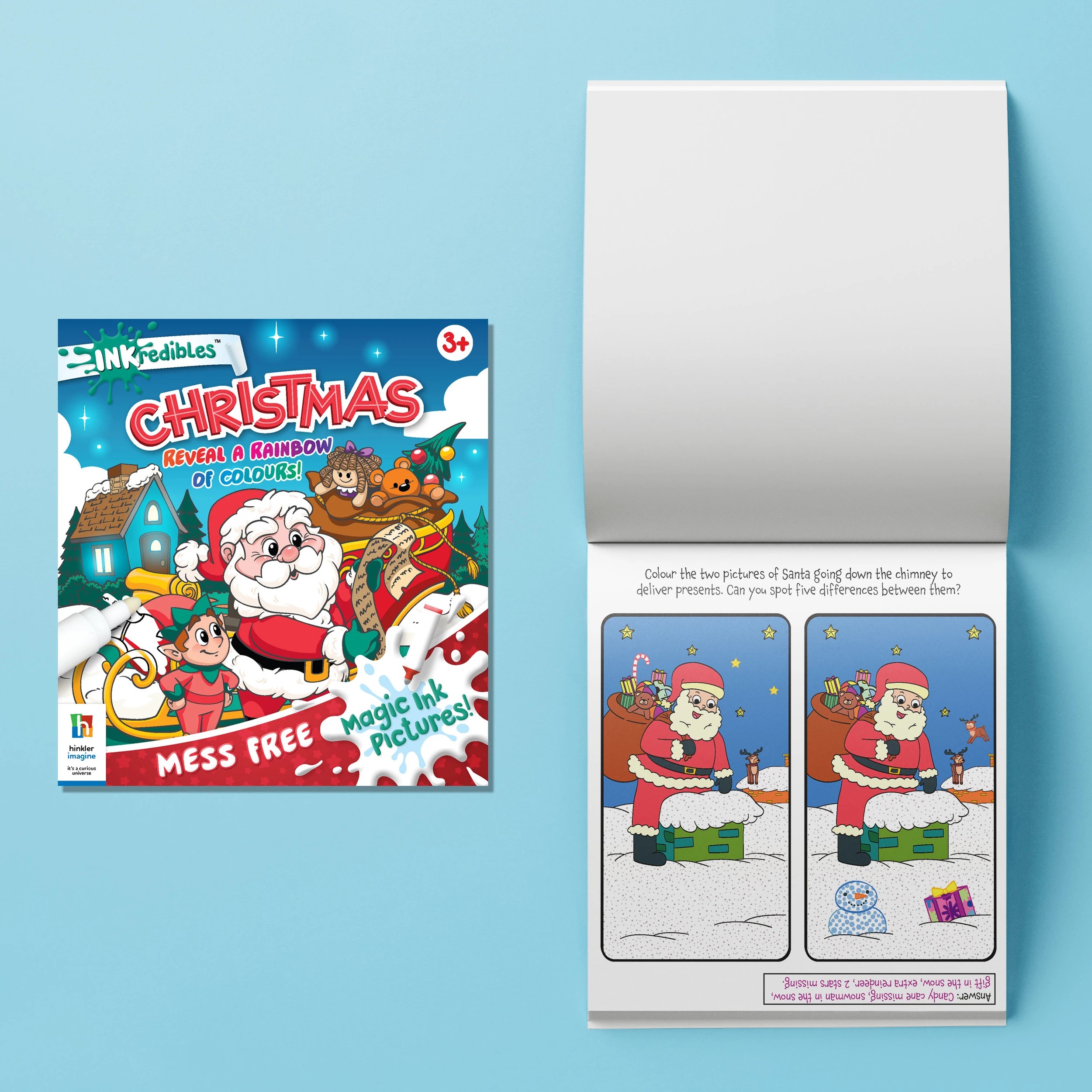 8 INKredibles Christmas ColourBurst Mess-Free Activity Kit - Book, 8 of 9