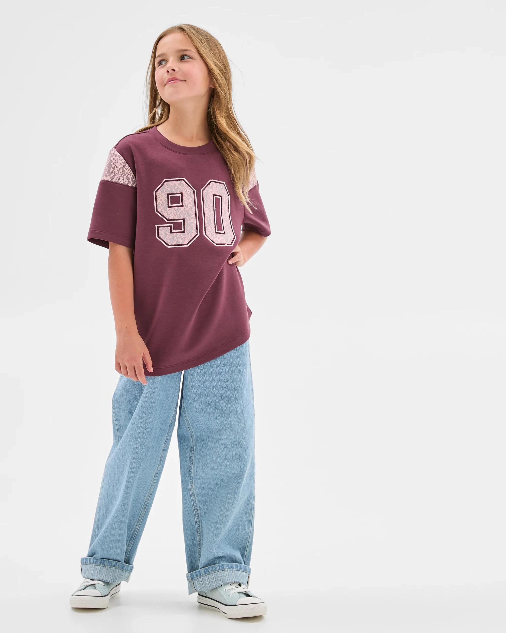 2 Target Kids Scuba Longline T-Shirt EGGPLANT, 2 of 8