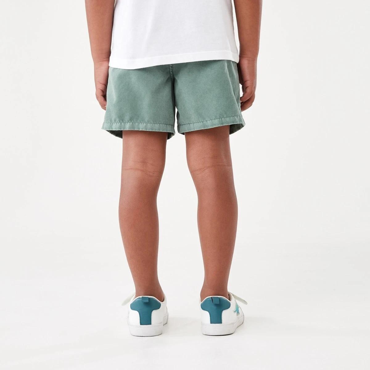 2 Washed Shorts MID GREEN, 2 of 8