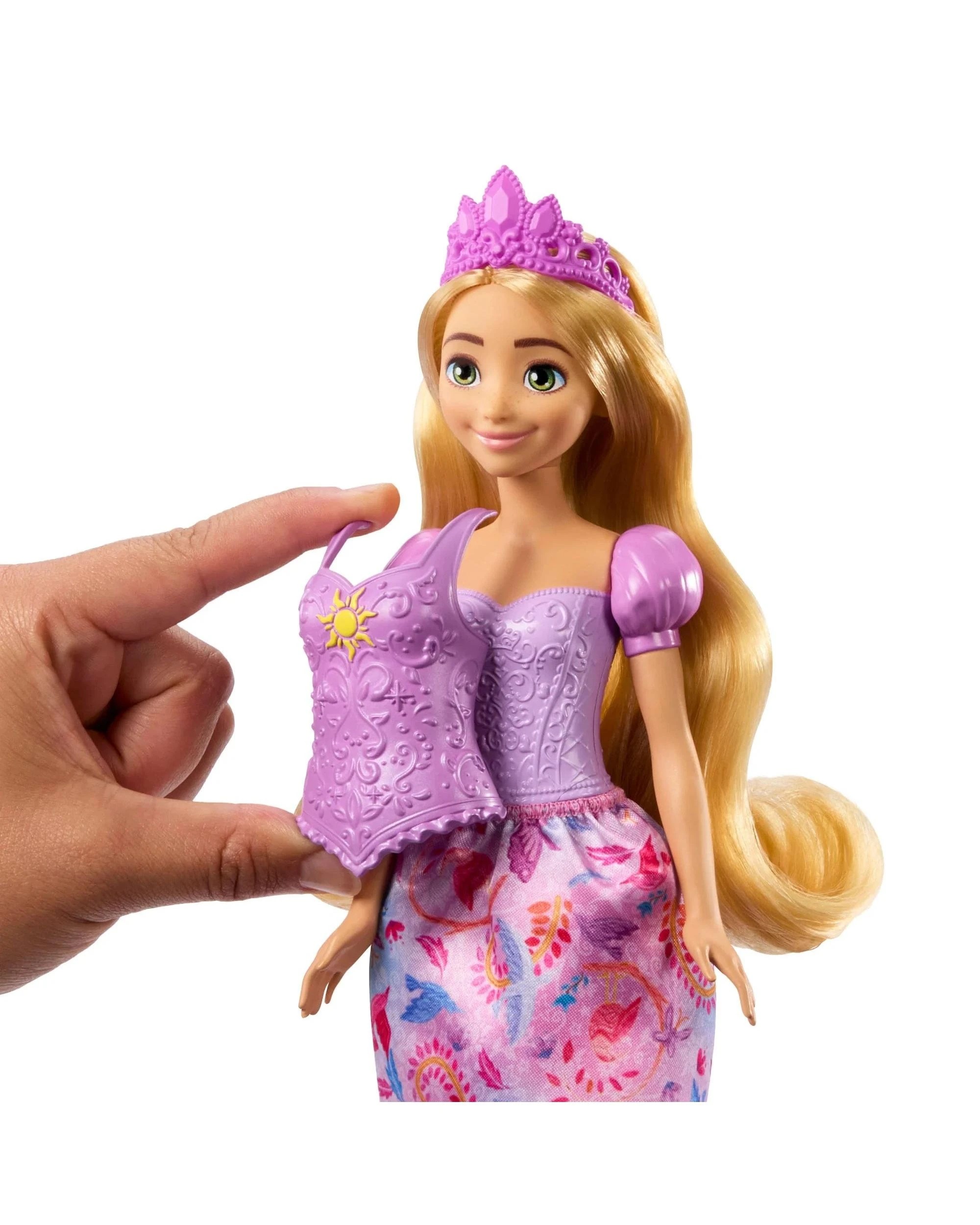 4 Disney Princess 2-in-1 Stories Rapunzel Fashion Doll, 4 of 6