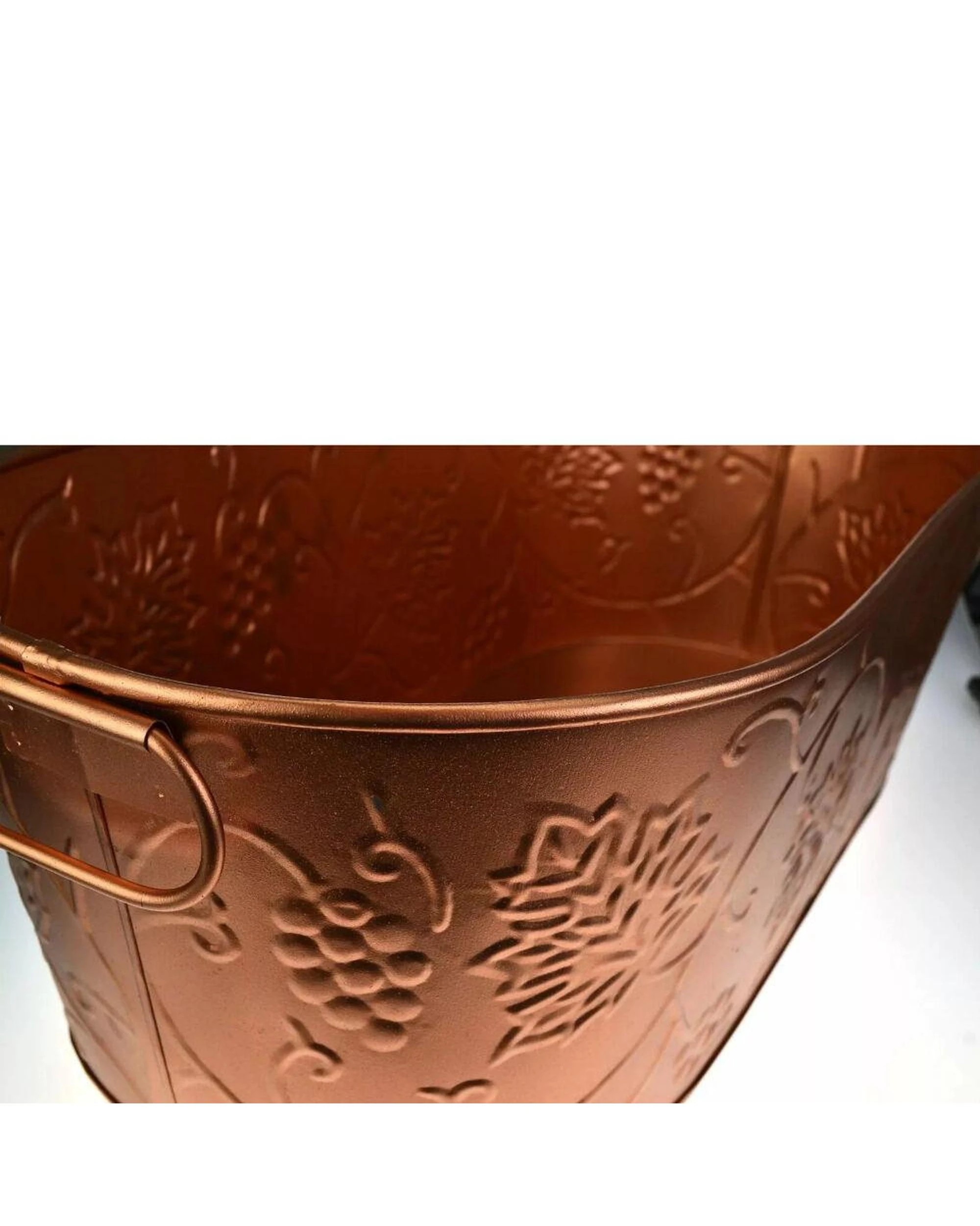 2 Moda Oval Beverage Tub Satin Copper Vine 545x290x178mm, 2 of 3