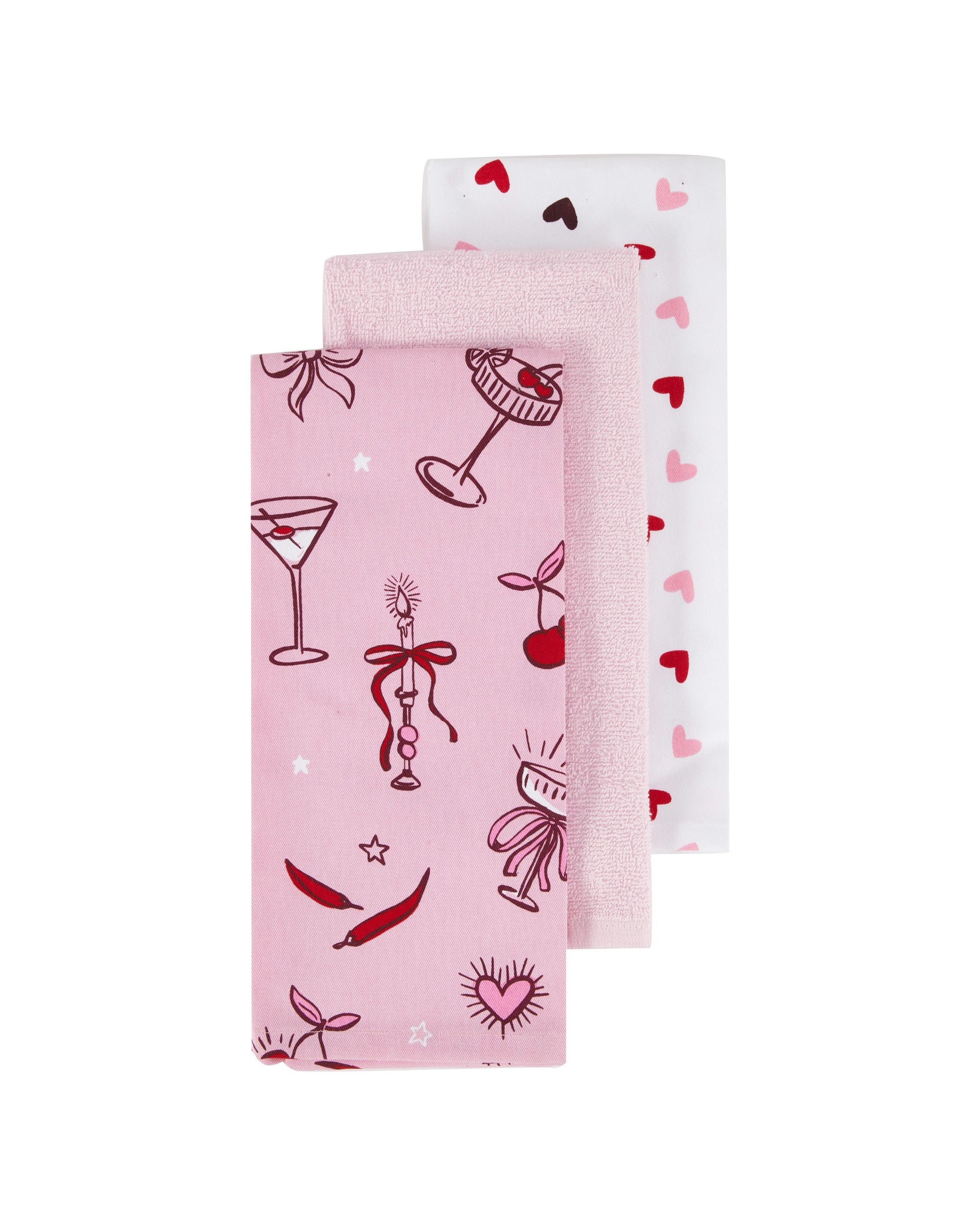 1 3 Pack Cin Cin Tea Towels, 1 of 6