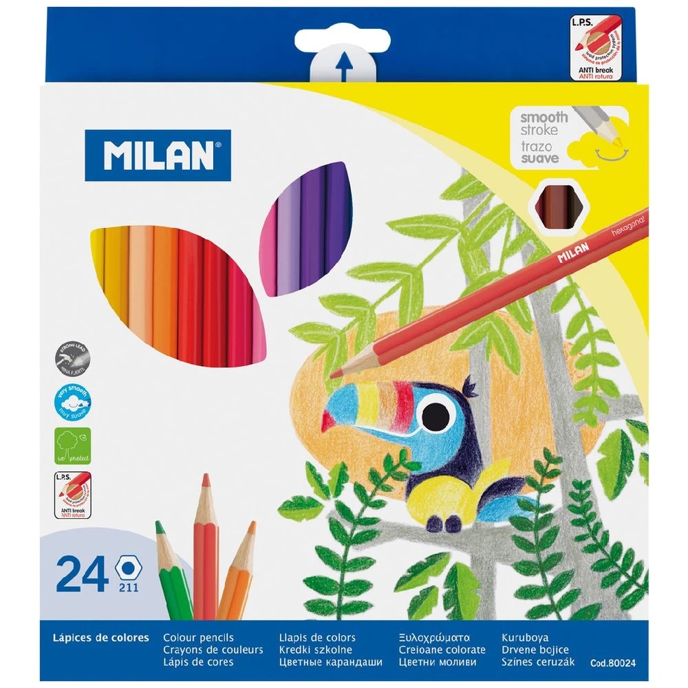 1 Milan Coloured Pencils 24 Pack, 1 of 1