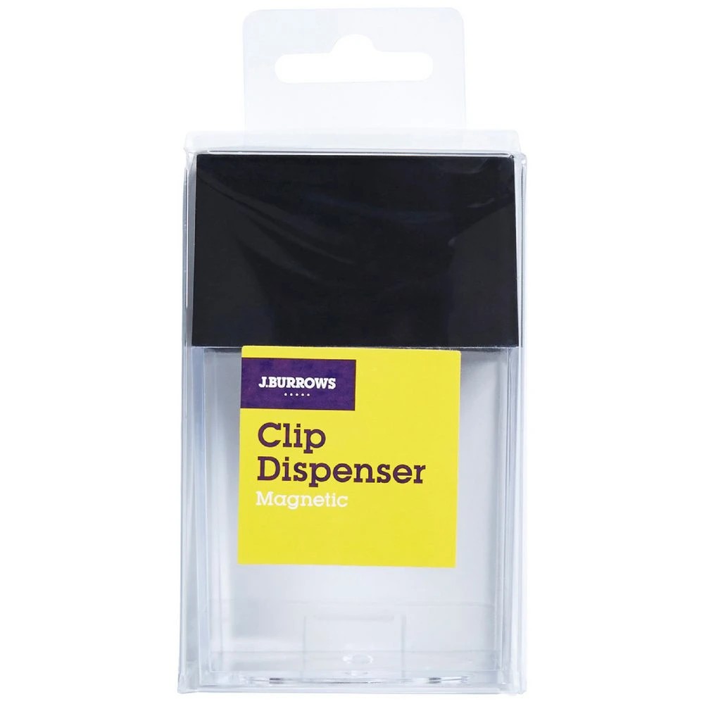 1 J.Burrows Magnetic Clips Dispenser Black, 1 of 2