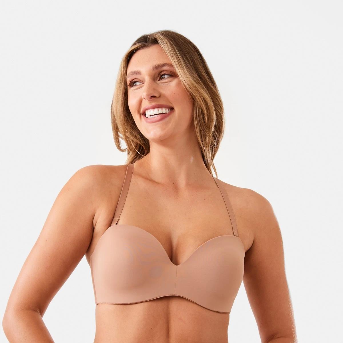 6 Hidden Underwire Strapless Bra MAPLE SYRUP, 6 of 9