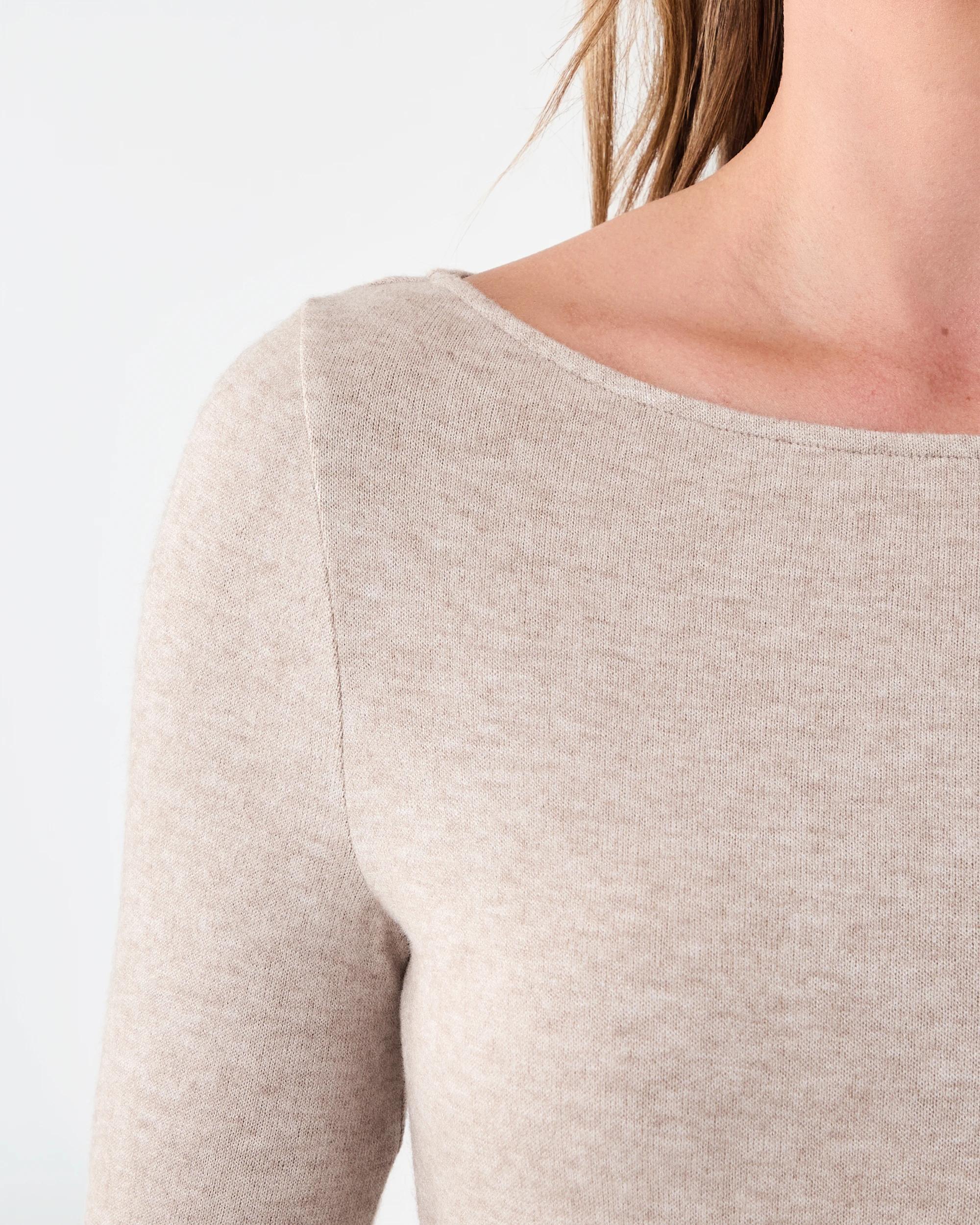 5 Long Sleeve Buckle Detail Top Loml Marle, 5 of 6