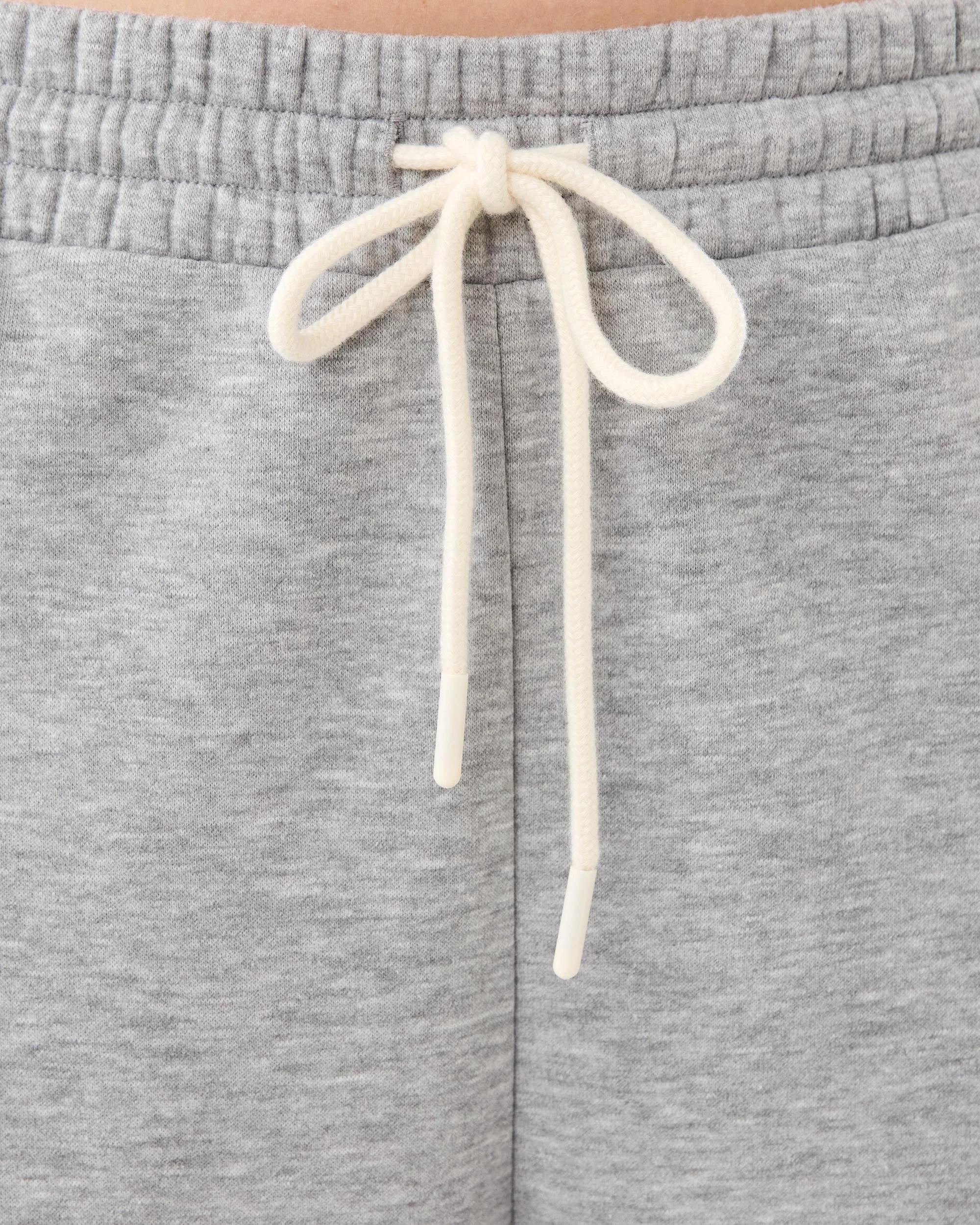 5 Piping Wide Leg Trackpants Grey Marle, 5 of 7