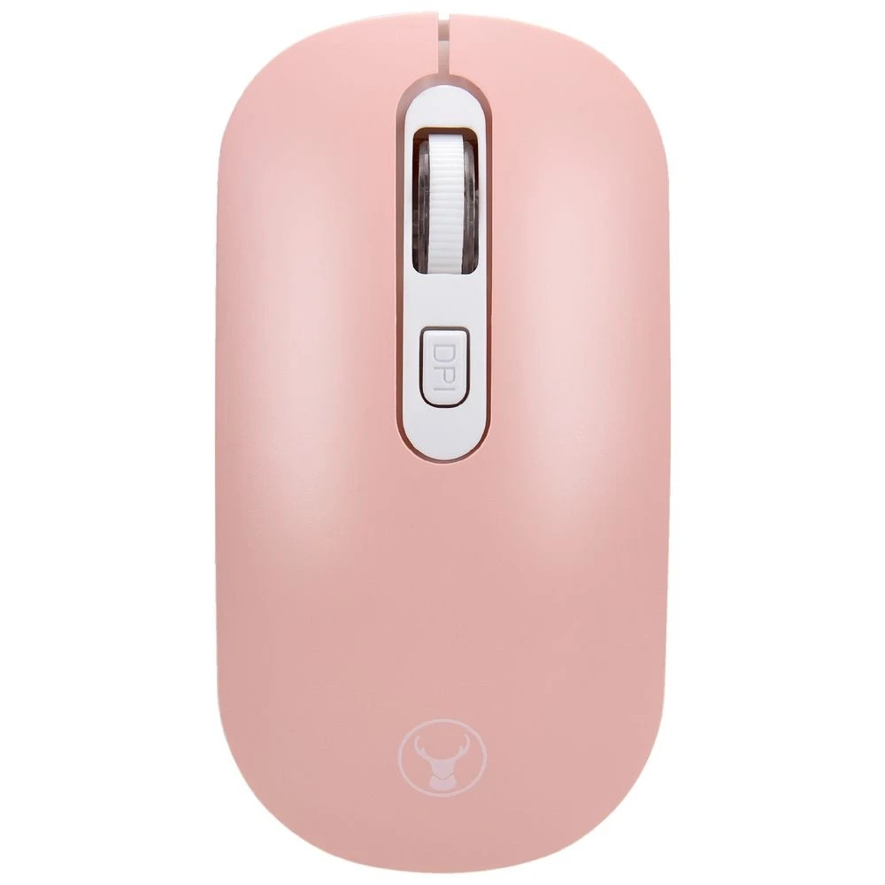 3 Bonelk KM-322 Slim Wireless Keyboard & Mouse Combo Pink, 3 of 4