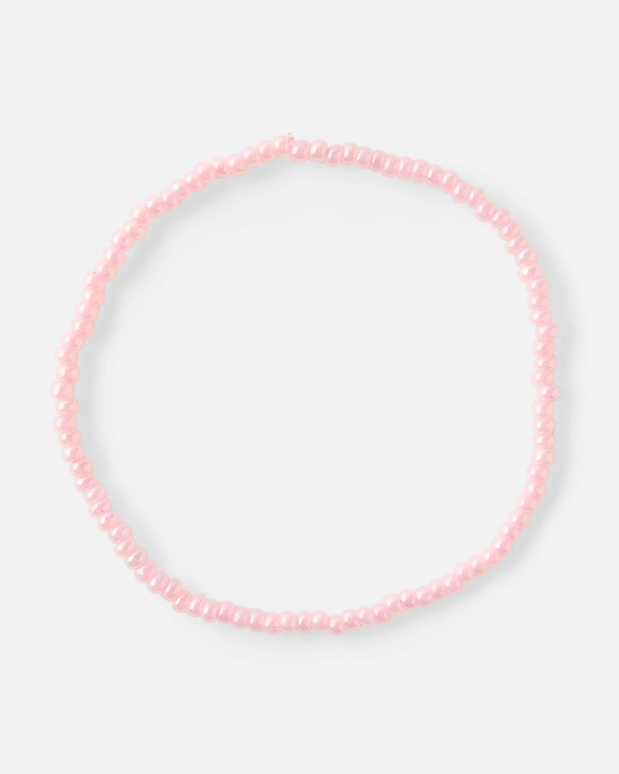 3 4 Pack Heart Bracelets Pink, 3 of 6