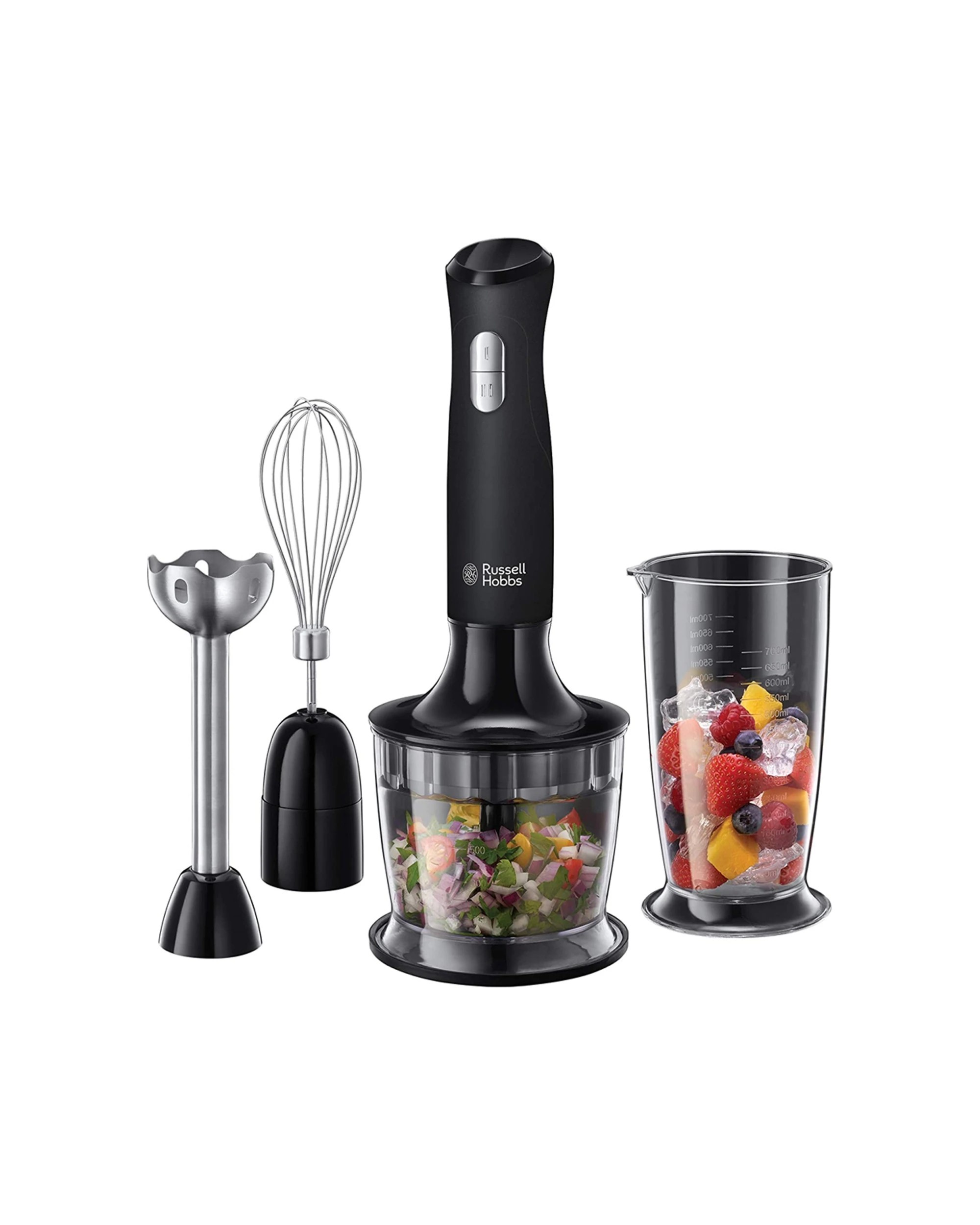 9 Russell Hobbs Rhsm5blk Desire 3-in-1 Hand Blender 500w Mixer/whisk Matte - Black, 9 of 9
