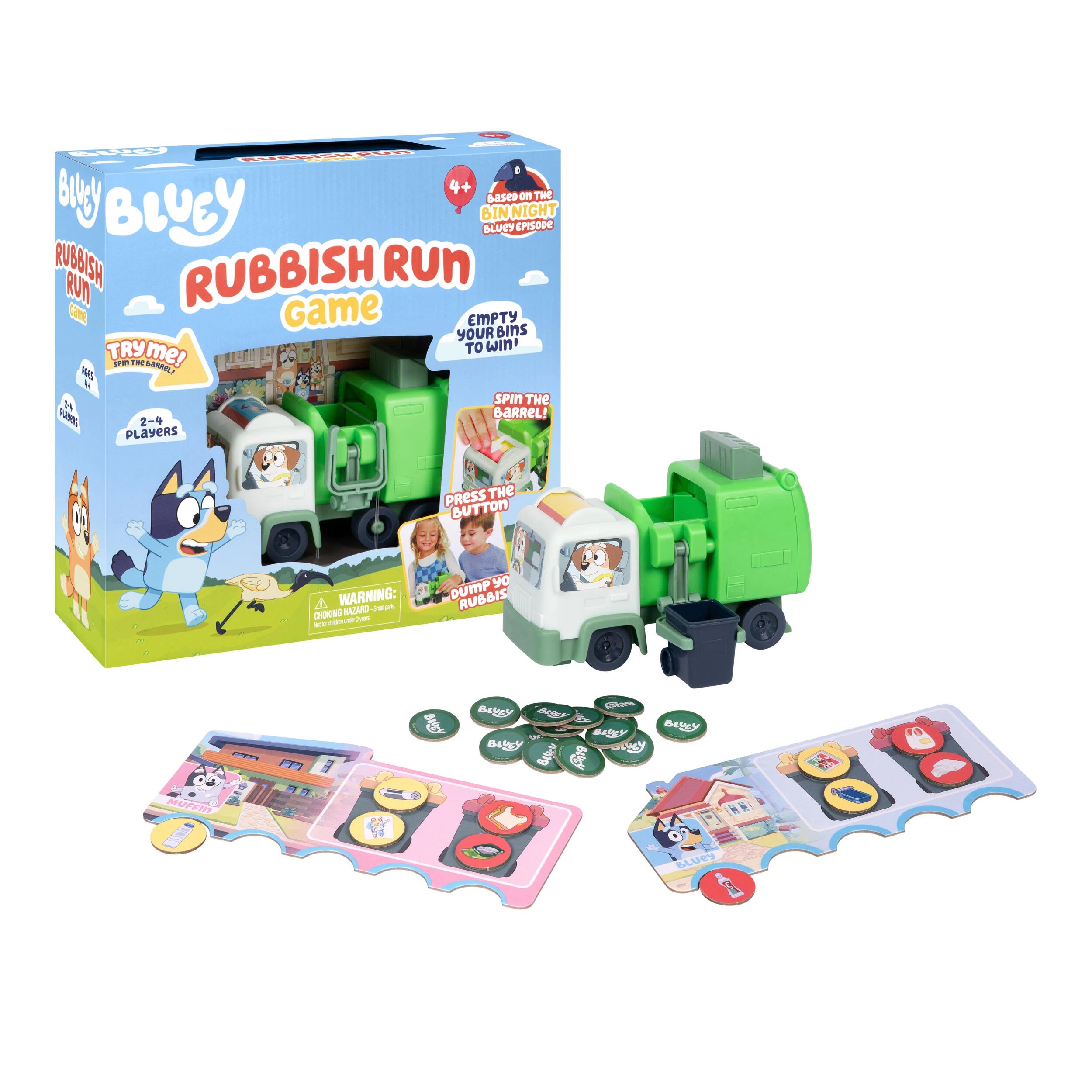 1 Bluey Rubbish Run Game, 1 of 5