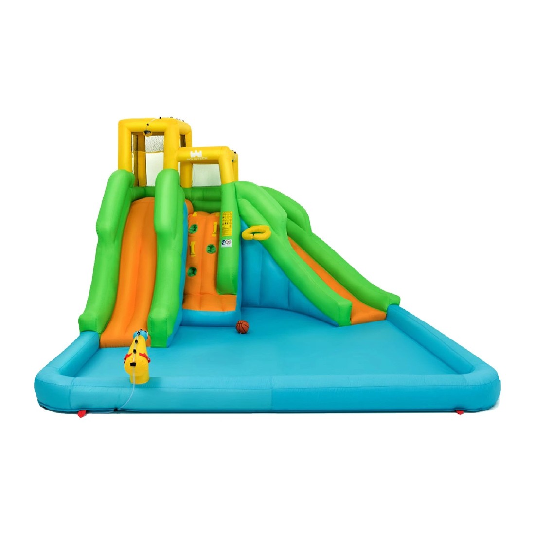 1 Costway Inflatable Water Park Two Slides NO Blower, 1 of 2