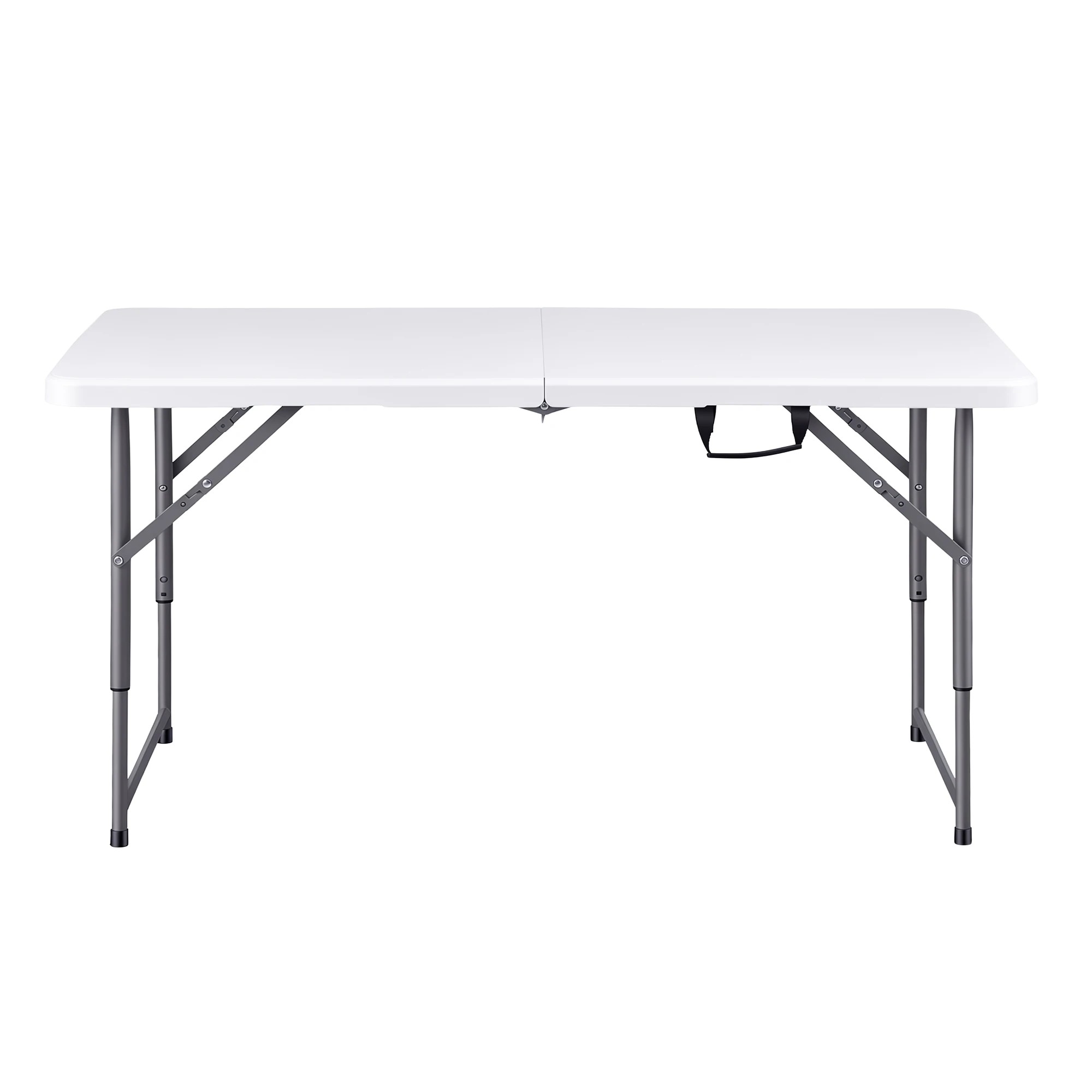 4 Gardeon 123cm Folding Table Portable Fold - White, 4 of 10