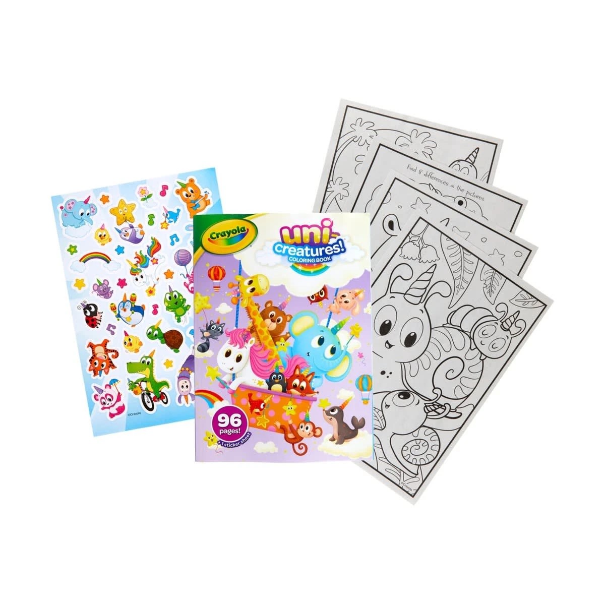 2 Crayola Uni-Creatures Colouring Book, 2 of 4