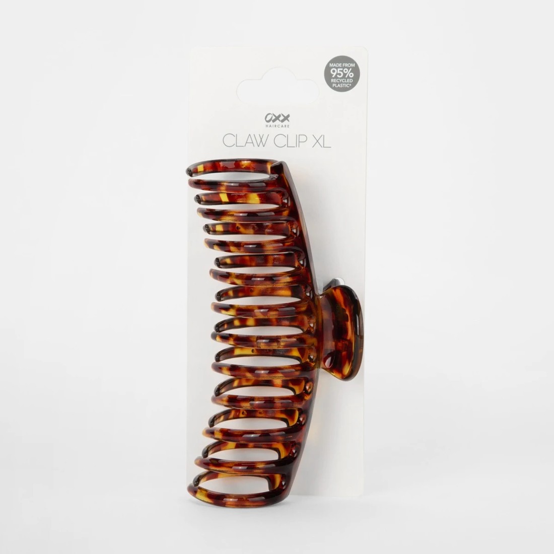 3 OXX Haircare Extra Large Barrel Claw Hair Clip - Tort, 3 of 3