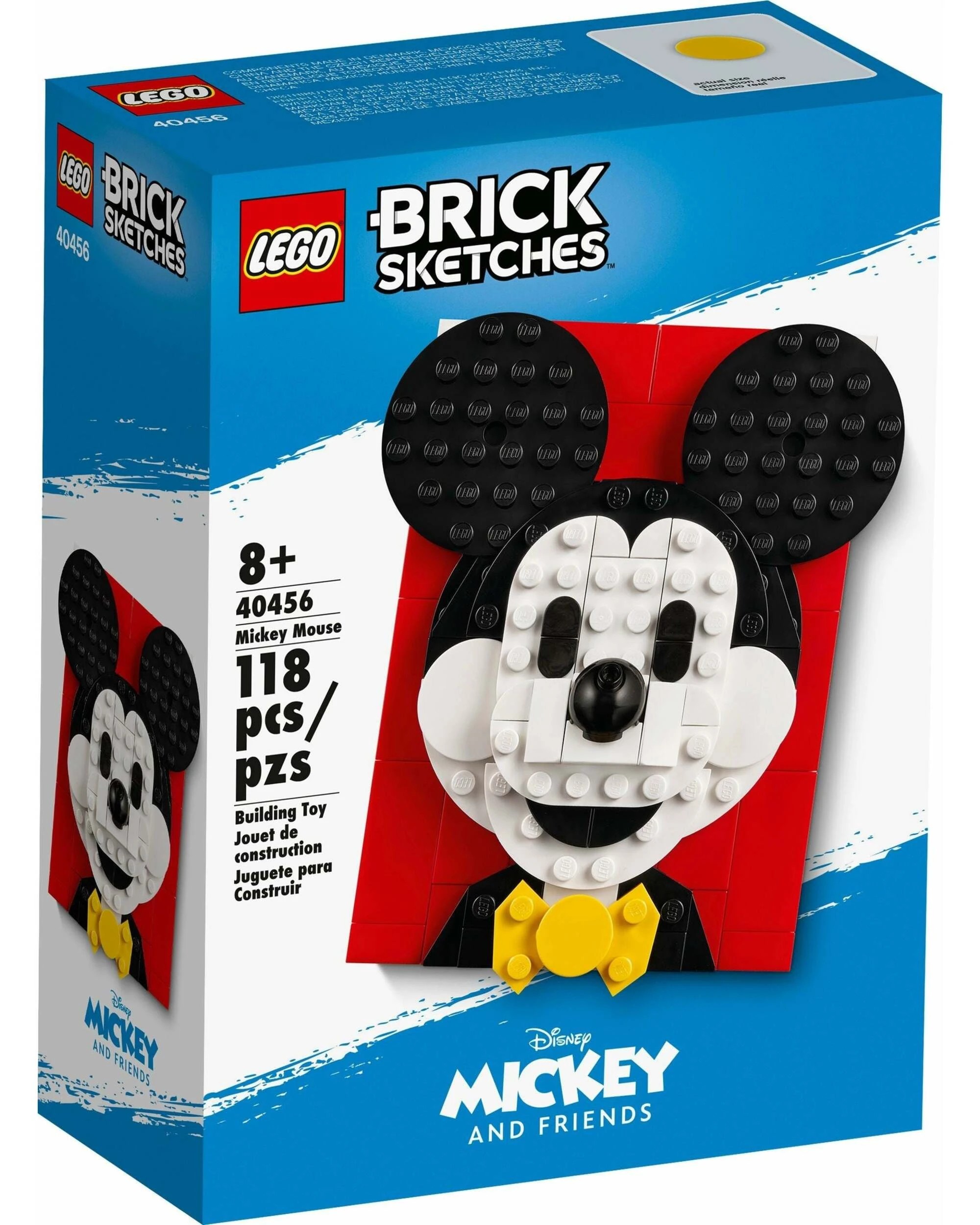 1 LEGO 40456 Mickey Mouse Brick Sketches Portrait, 1 of 5