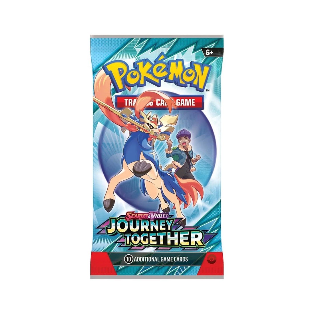 4 Pokemon Trading Card Game: Scarlet Violet Journey Together Booster Pack, 4 of 8