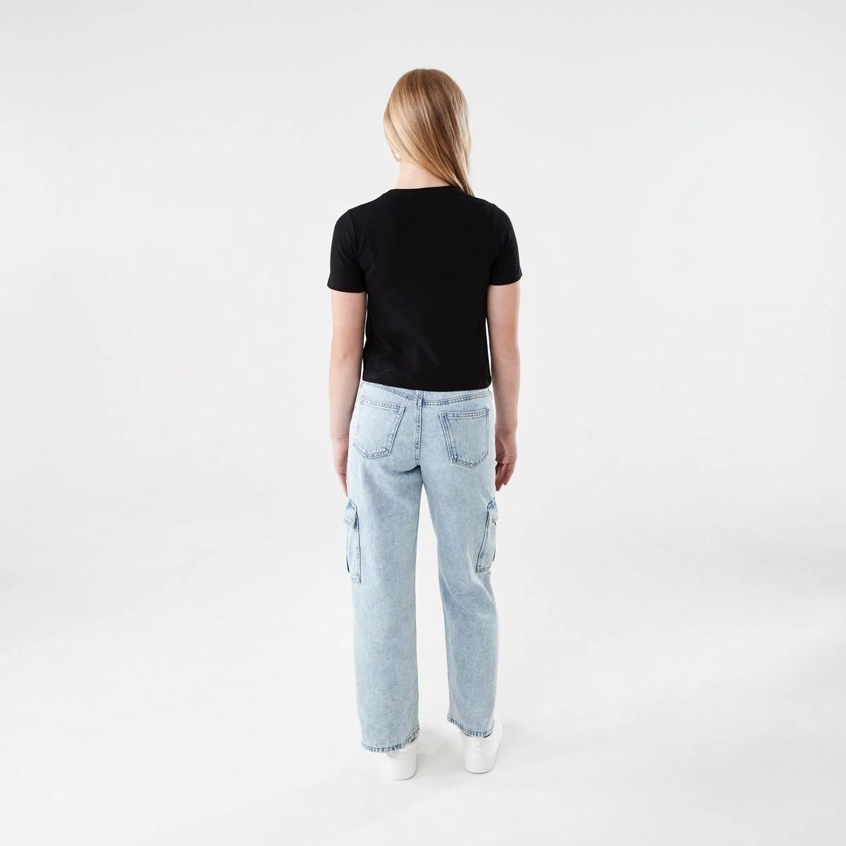 6 Short Sleeve Embellished T-shirt DIAMONTE CHERRIES BLACK, 6 of 6