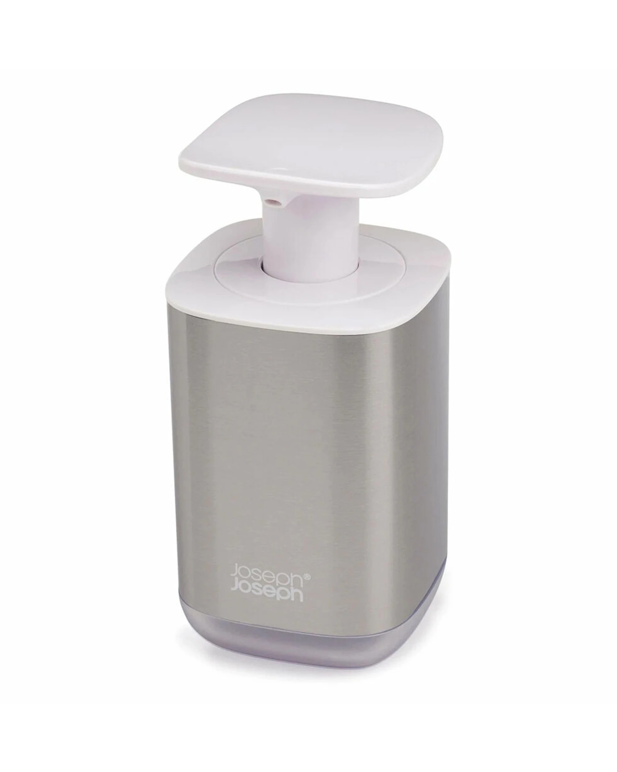 2 Joseph Joseph Presto Steel Soap Dispenser Large Easy-Push Pump 2PK - White, 2 of 5