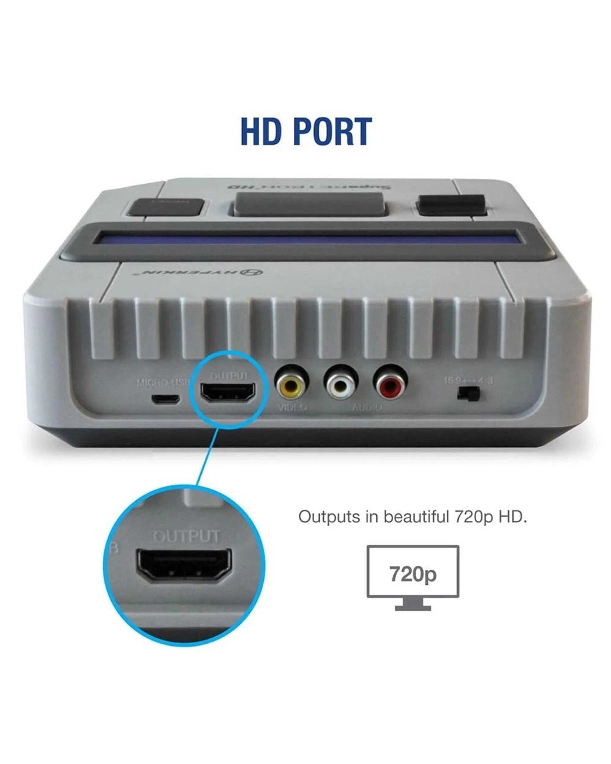 7 Hyperkin SupaRetroN HD Gaming Console - Grey, 7 of 9