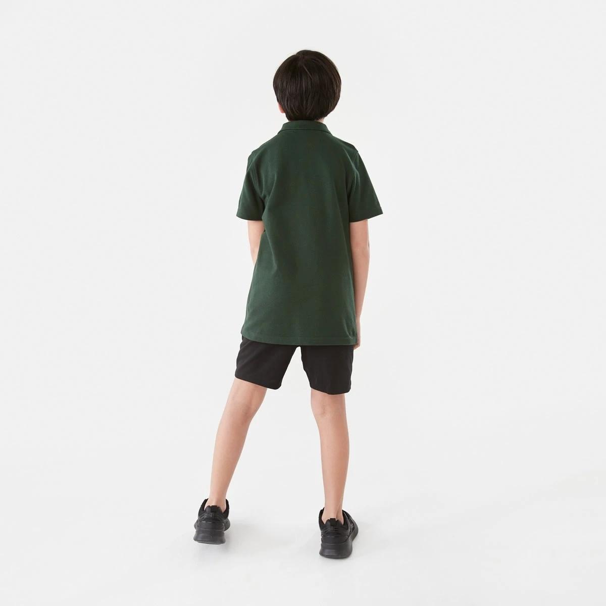 6 School Cotton Polo Shirt Sycamore, 6 of 8