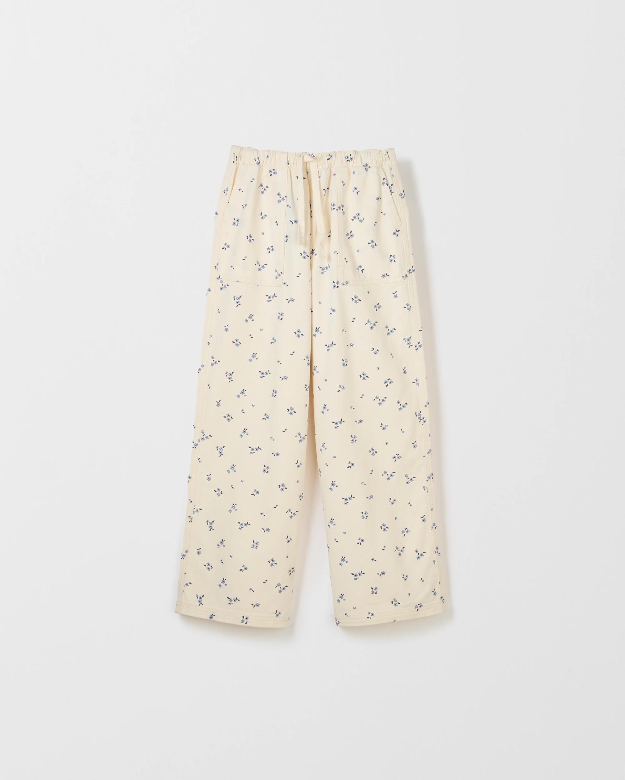 1 Target Pull On Denim Pant CREAM, 1 of 2