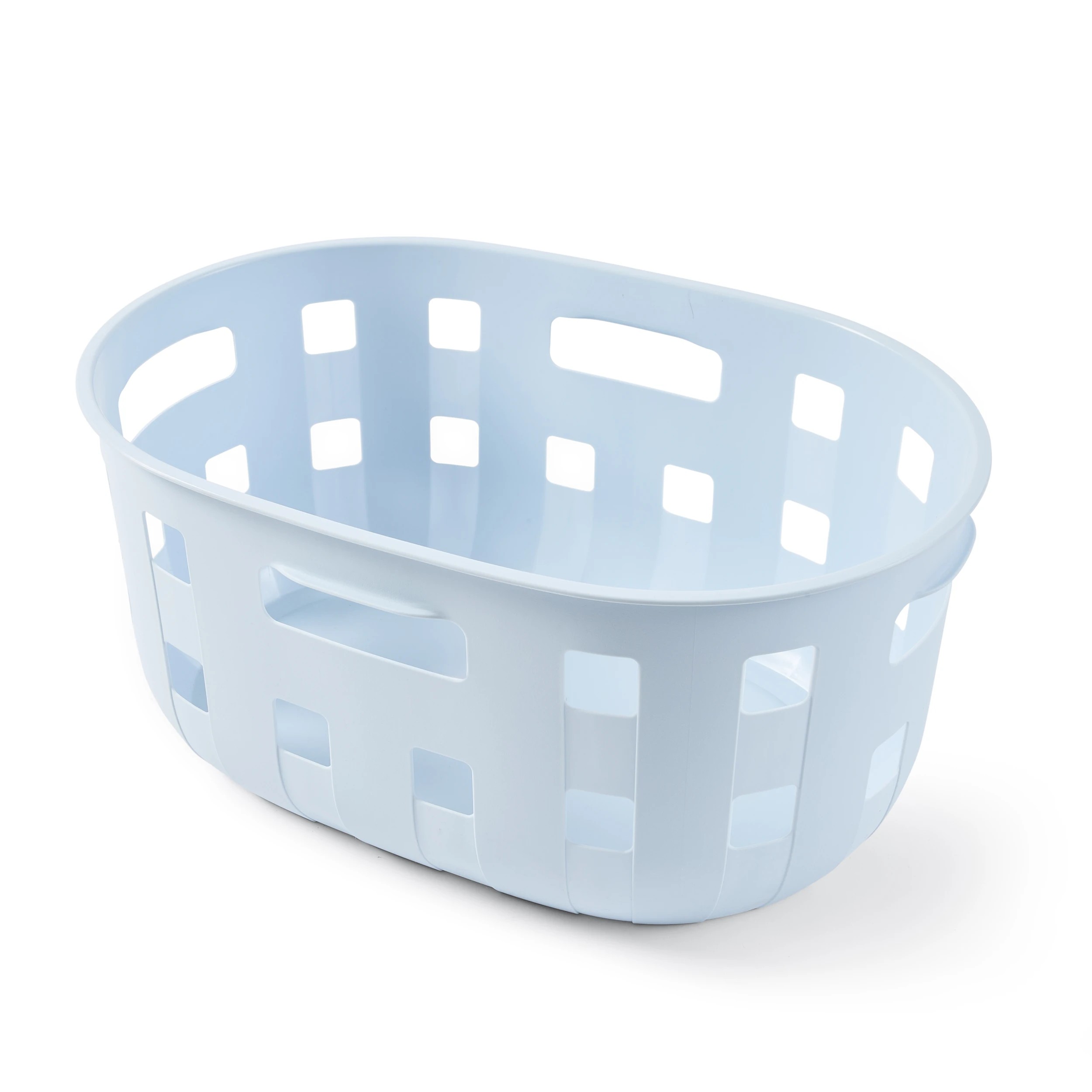 3 Trellis Laundry Basket - Blue, 3 of 6
