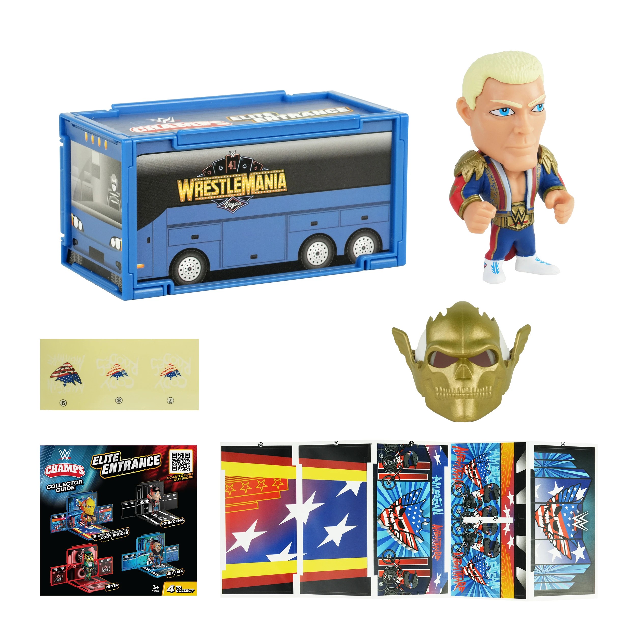 6 WWE Champs Elite Entrance Playset - Assorted, 6 of 6