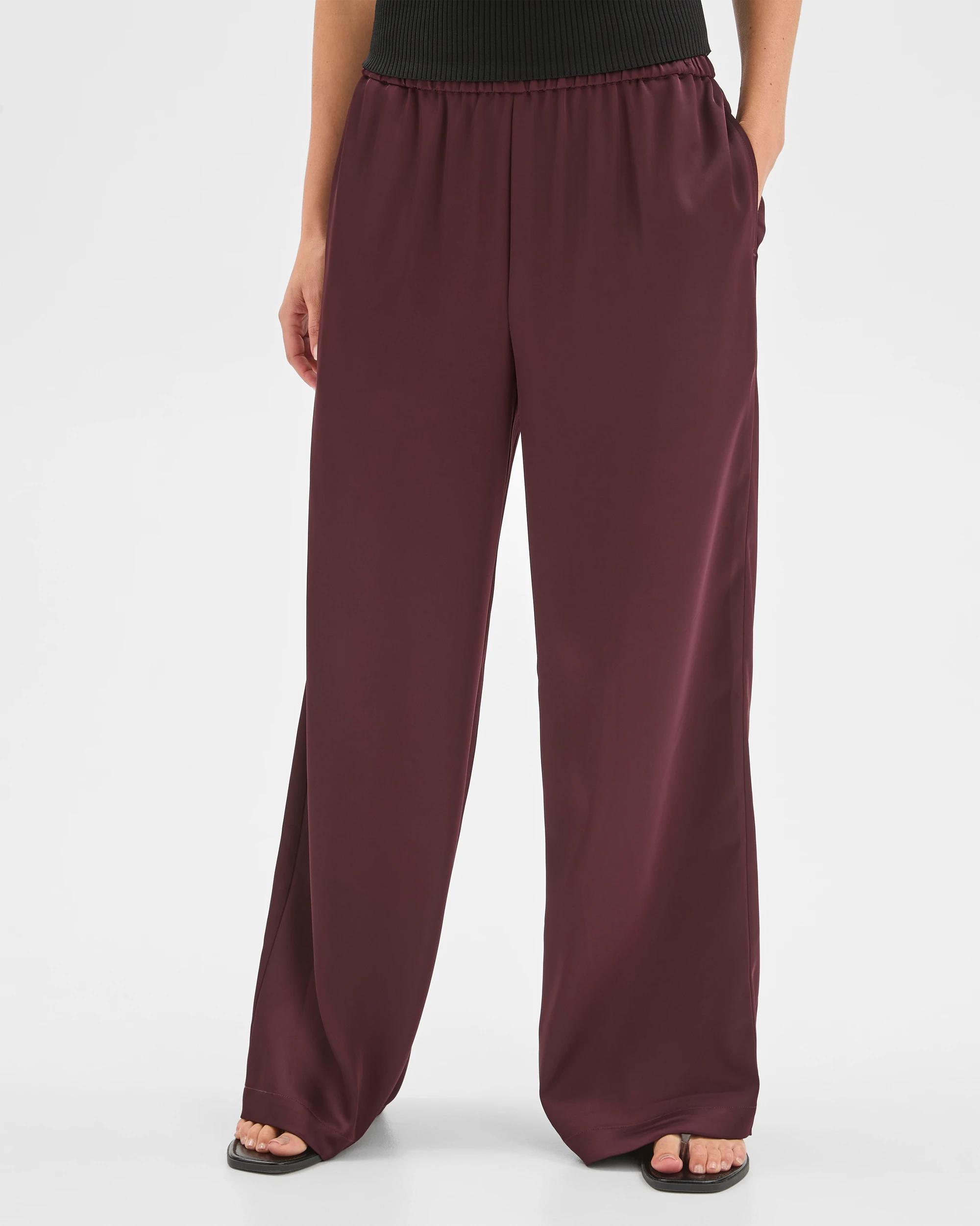 4 Preview Satin Pants PINOT, 4 of 7