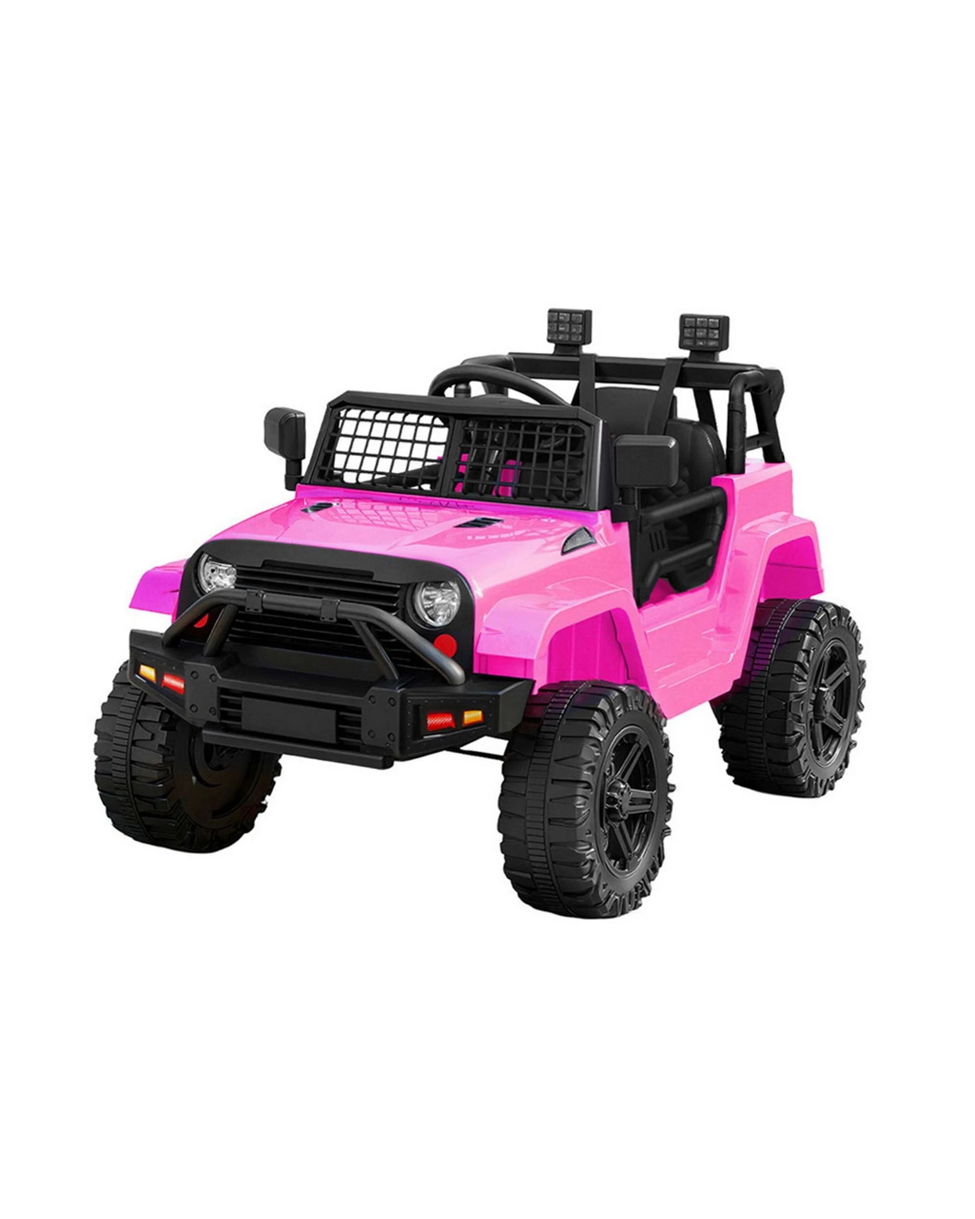 1 Rigo Kids Electric Ride On Car Jeep Toy Cars Remote 12v
 - Pink, 1 of 3