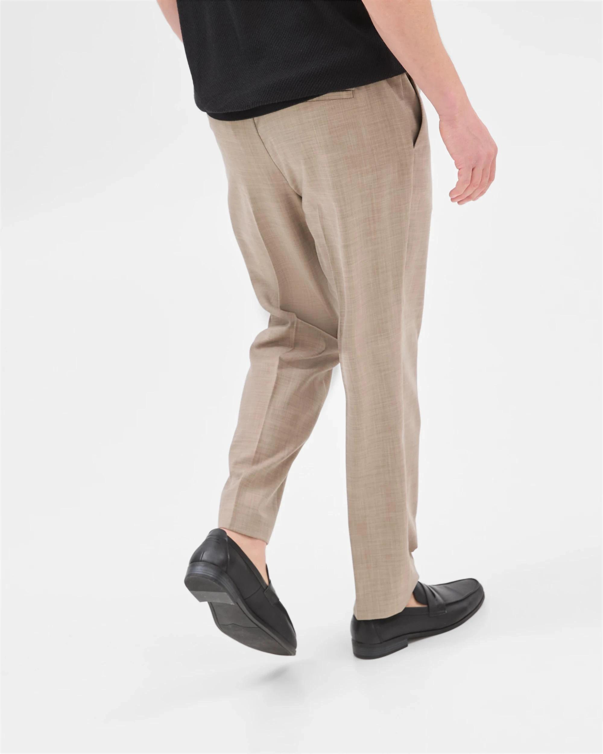 4 Elasticated Waist Pants - Preview TAN MARLE, 4 of 10