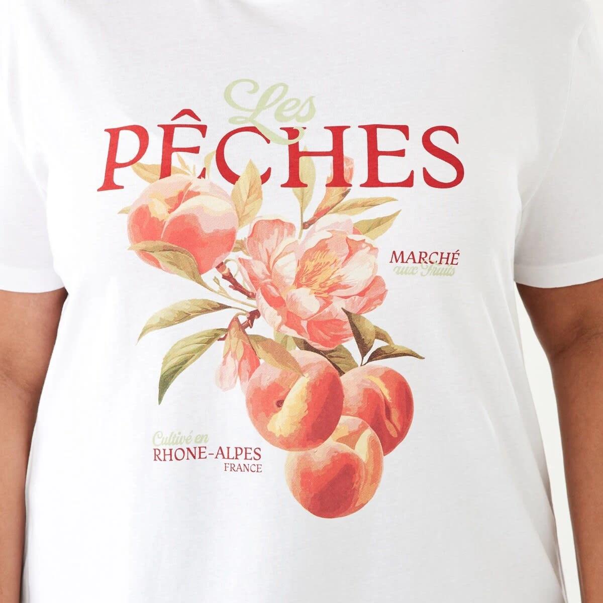 5 Curve Short Sleeve Boyfriend T-shirt Les Peches, 5 of 5