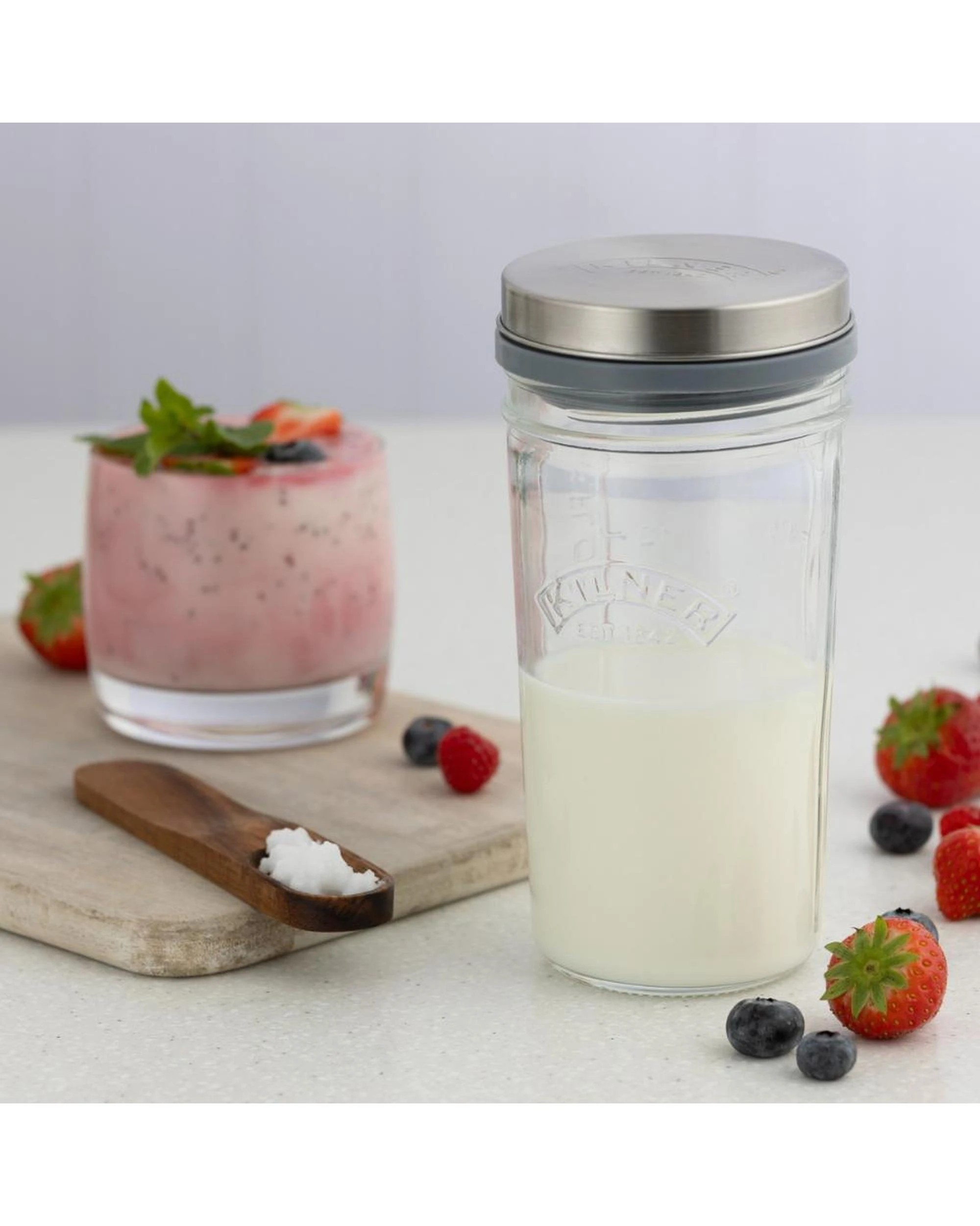 7 Kilner Kefir Glass Set  500ml, 7 of 7