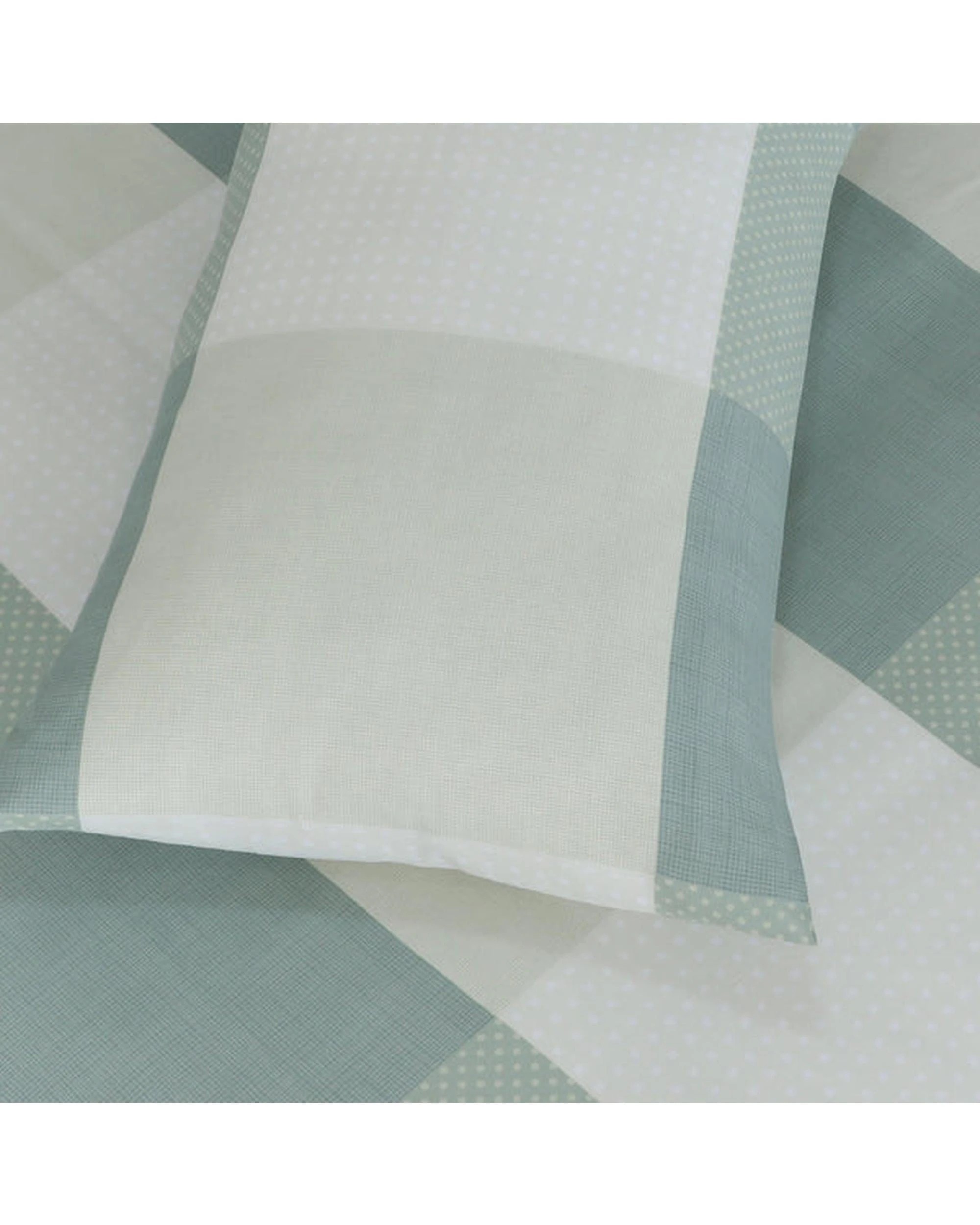 5 Amsons Quilt Cover Set With Extra Standard Pillow Covers - Queen Bed - Green, 5 of 5