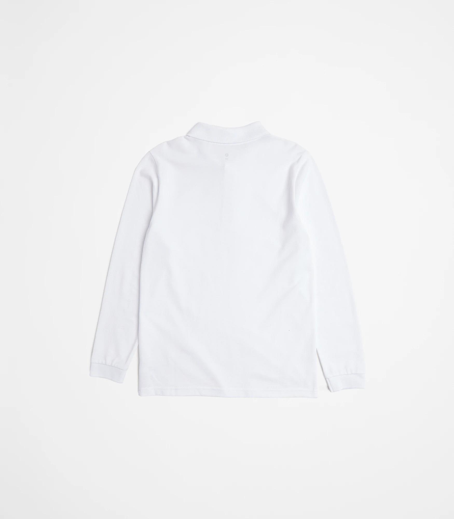 2 Target School Polo Long Sleeve Top WHITE, 2 of 3