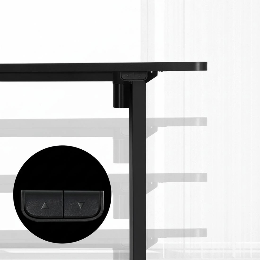 4 Artiss Standing Desk Motorised - Black, 4 of 5