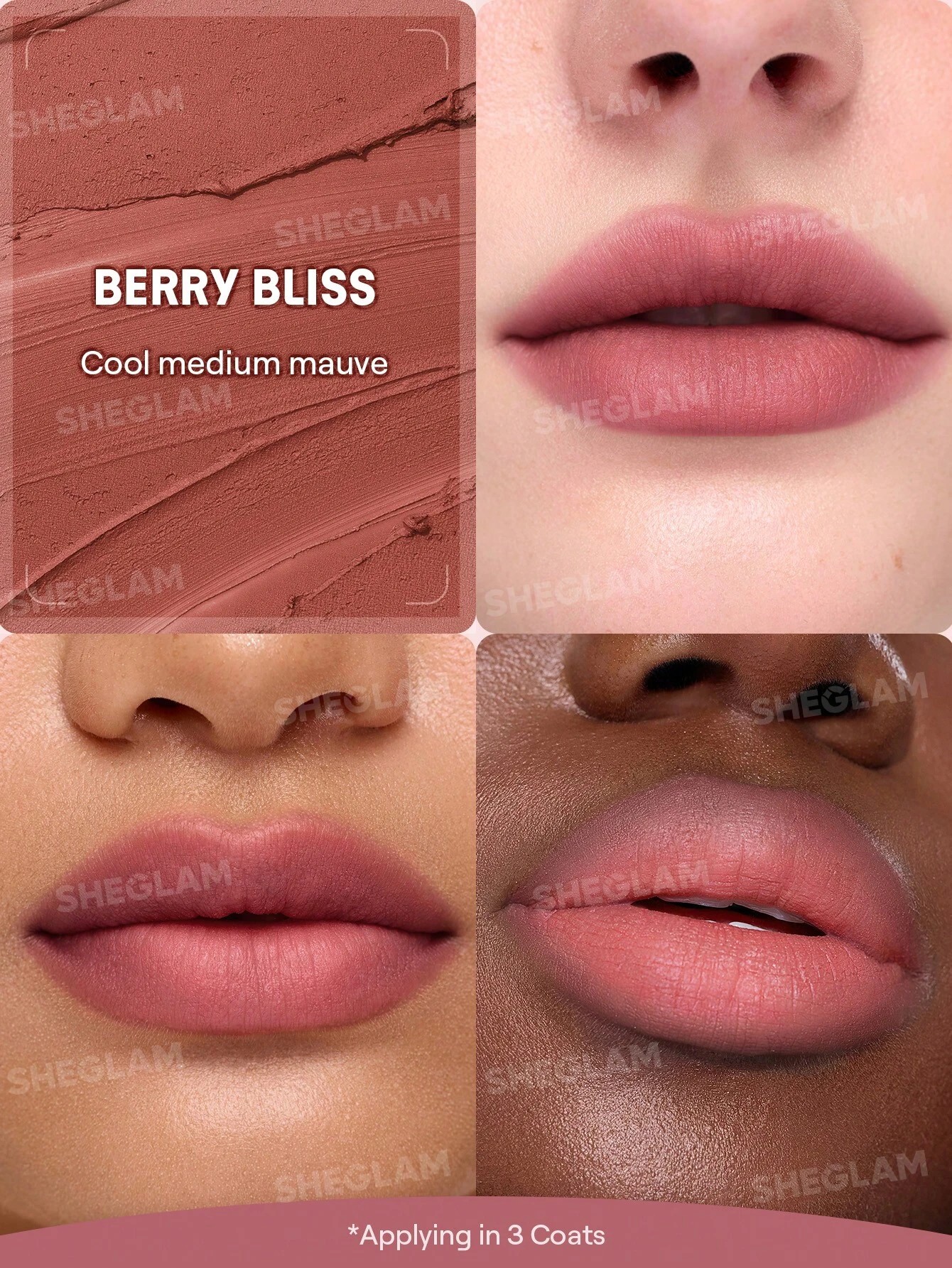 4 SHEGLAM Bounce Putty Pocket Lip Pot - Berry Bliss, 4 of 7