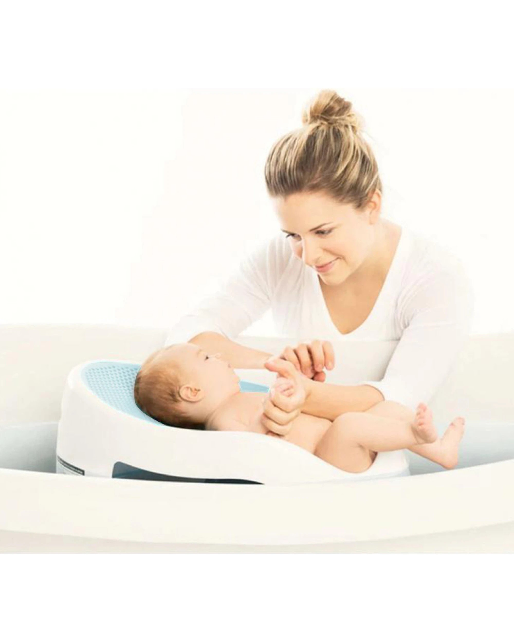4 Angelcare Ac580 Baby Bath Support -light Aqua, 4 of 6