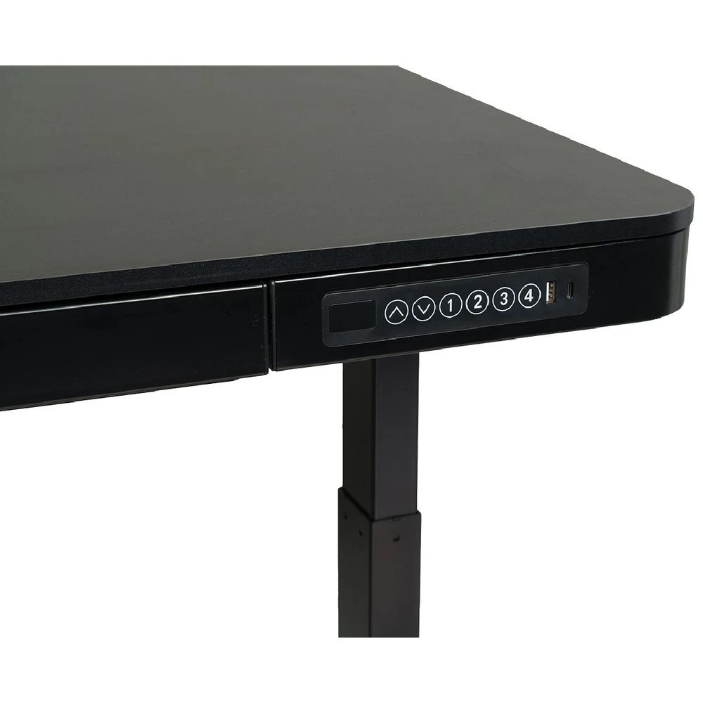4 Newhaven Electric Sit Stand Desk with Drawer 1200mm Black Desks, Tables and Workstations, 4 of 10
